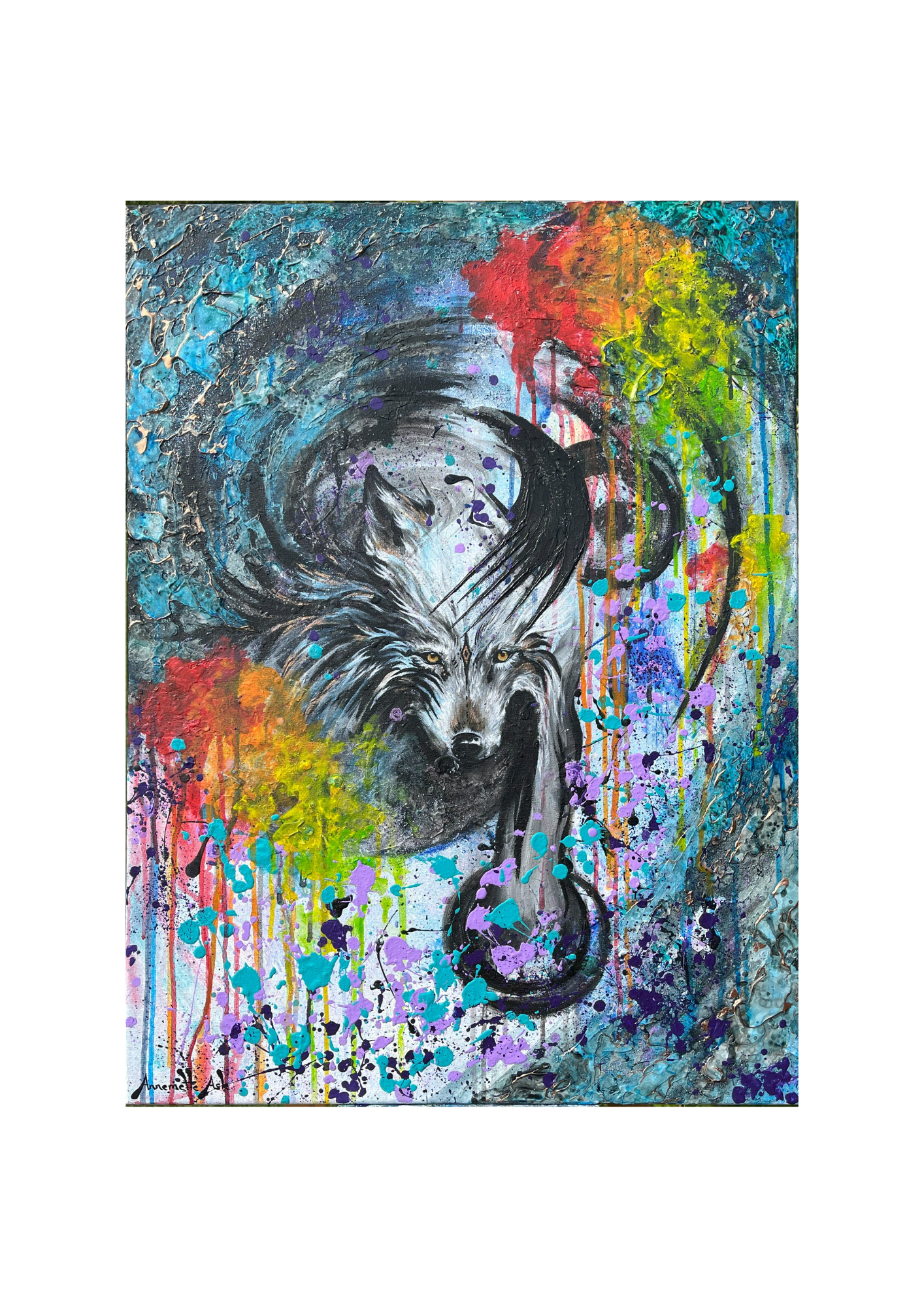 "Ulven" - Postkort A6 og Plakat A3