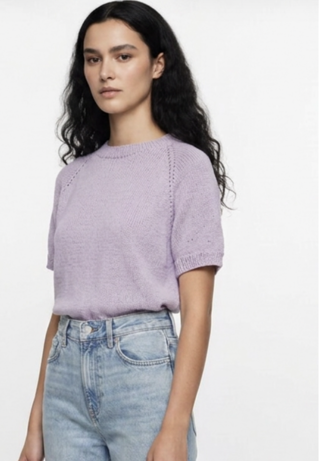 Violet vest tee