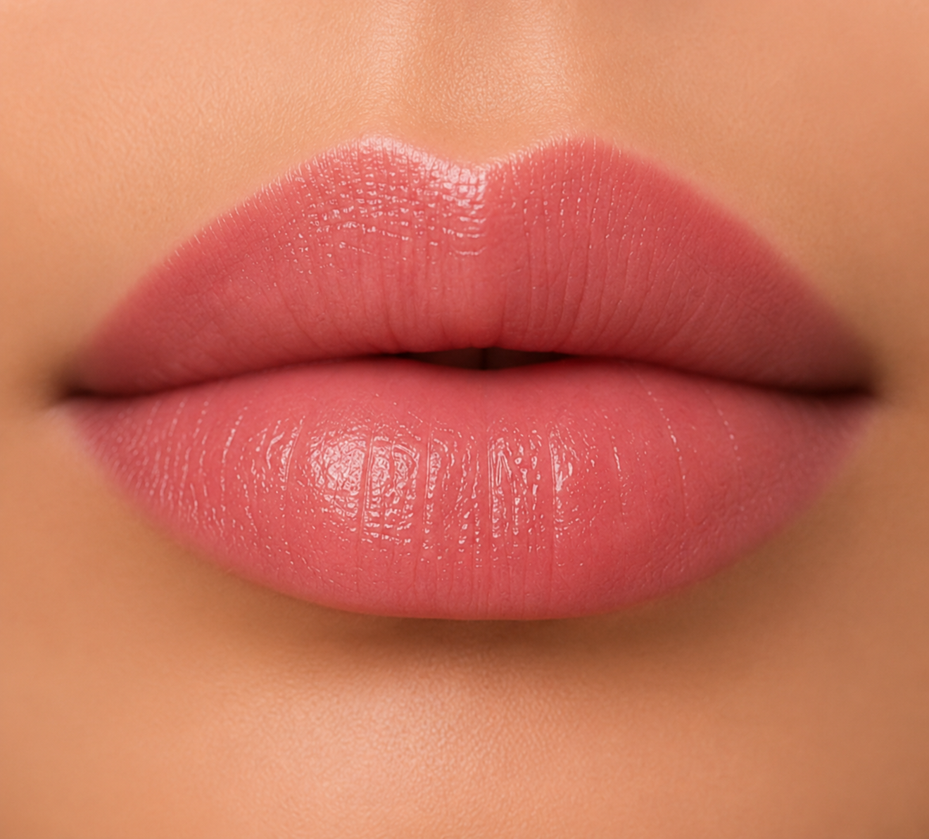 Natural rosy lip blush cosmetic tattoo result at JGLOW Perth