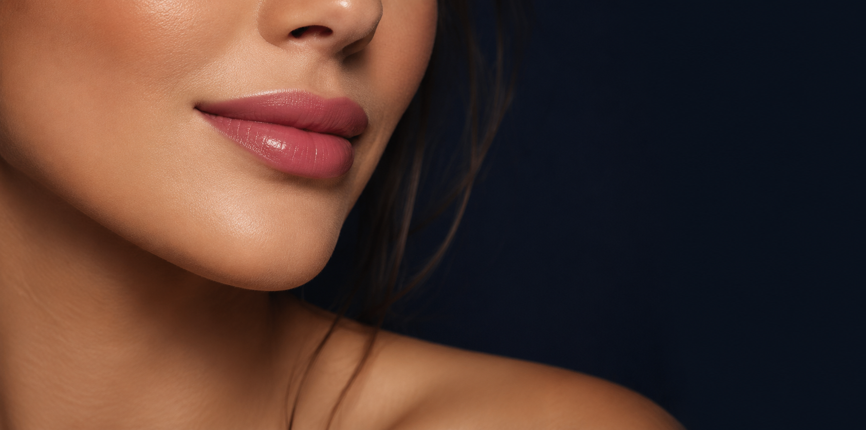 Softly tinted lips showcasing a natural Lip Blush finish by JGLOW Perth