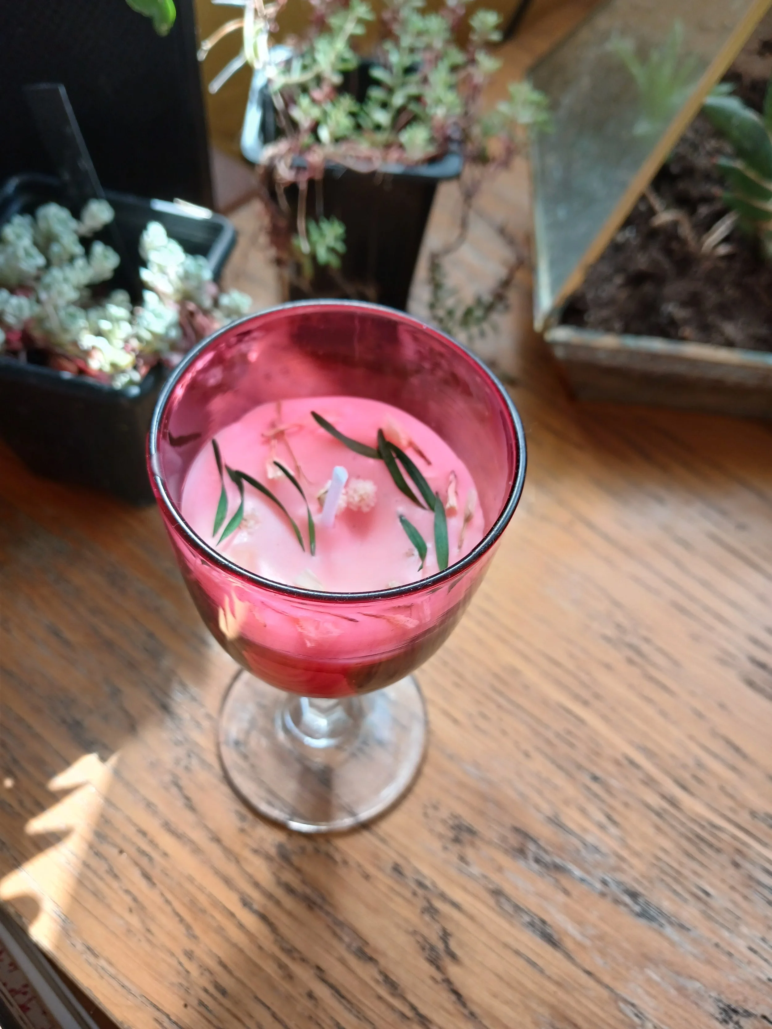 Crystal candle for afflicted planets