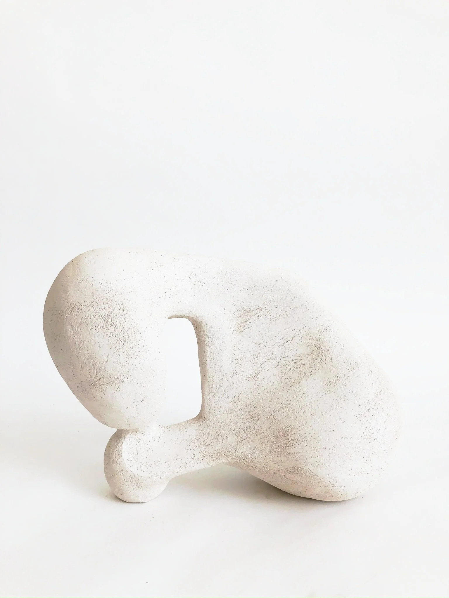 Infant. 2024, Creatures series. 38 x 26 x 17 cm. Clay with chamotte. Available