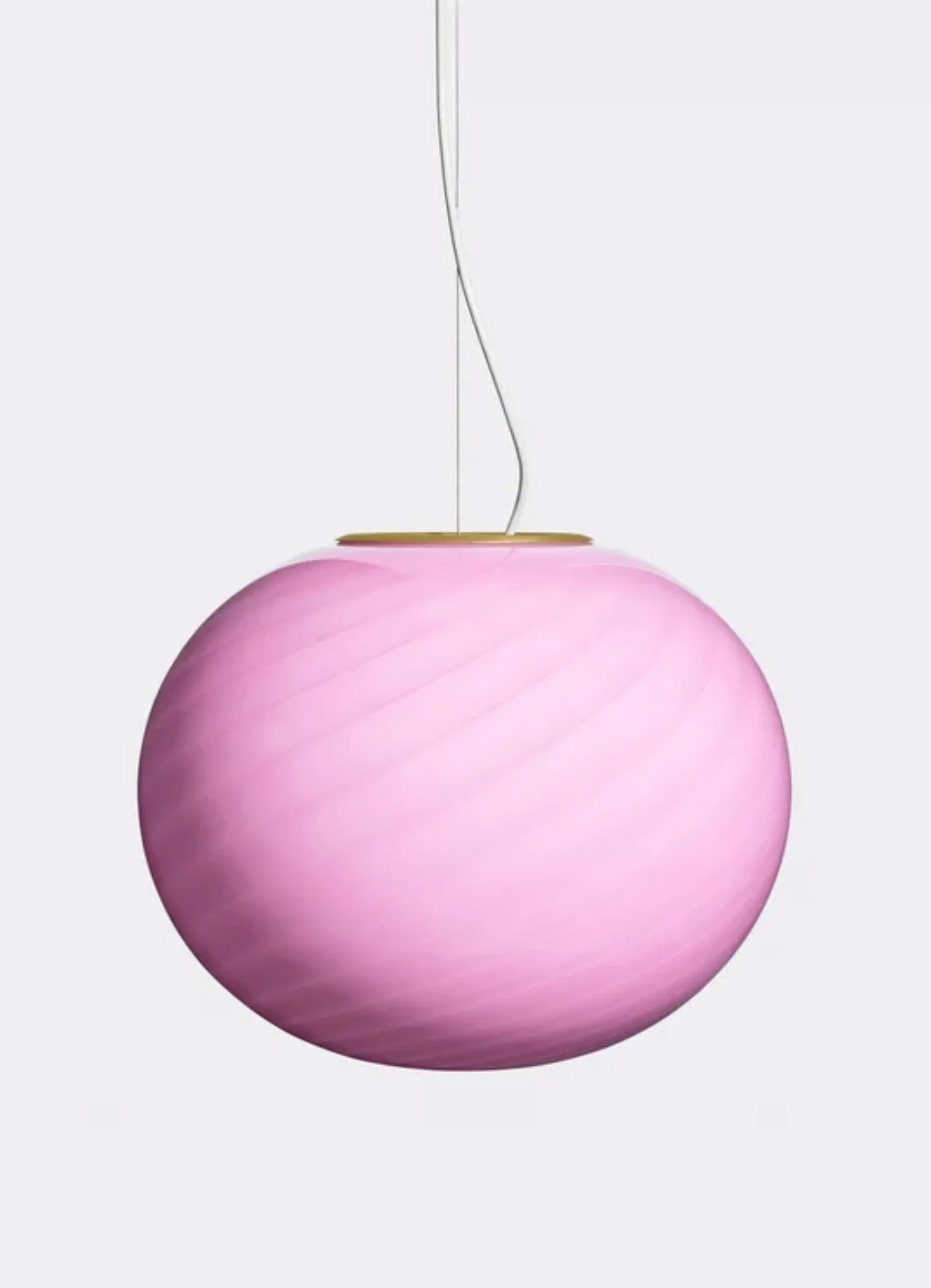 Large Murano Candy oval pendant