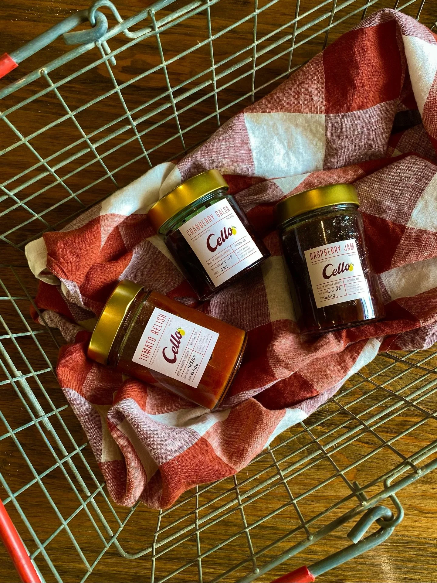 Small batch, made by hand, and crafted right here at Cello.

Alongside our full menu, daily specials, ready-made meals and catering, you&rsquo;ll find our shelves filled with house-made jams, preserves, relishes and pantry favourites. Every batch is 