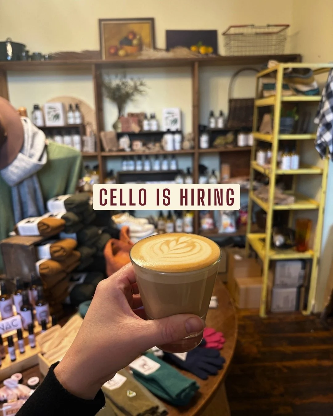 We&rsquo;re growing our team 🍋

As Cello continues to grow, we&rsquo;re looking for our next Front of House stars. Whether you&rsquo;re an experienced barista, love delivering exceptional table service, or can do both, we&rsquo;d love to hear from y