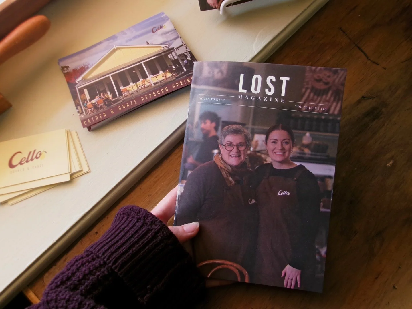 A lovely moment seeing Cello on the cover of the latest LOST Magazine, and our story brought to life across its pages.

We&rsquo;re incredibly grateful to LOST for sharing our story - from Mum and I working side by side for all these years, to openin
