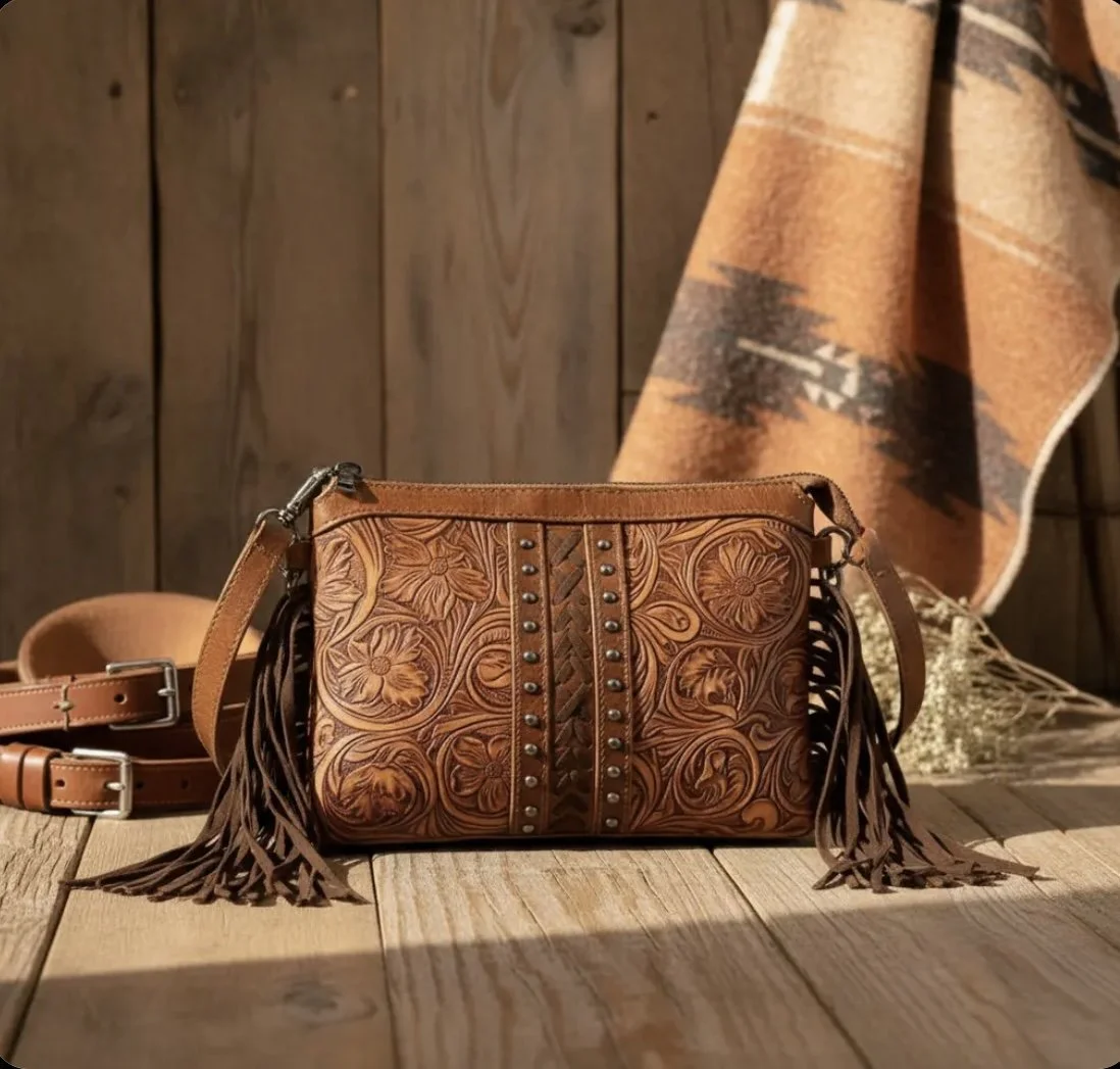 Western Fringe Crossbody purse