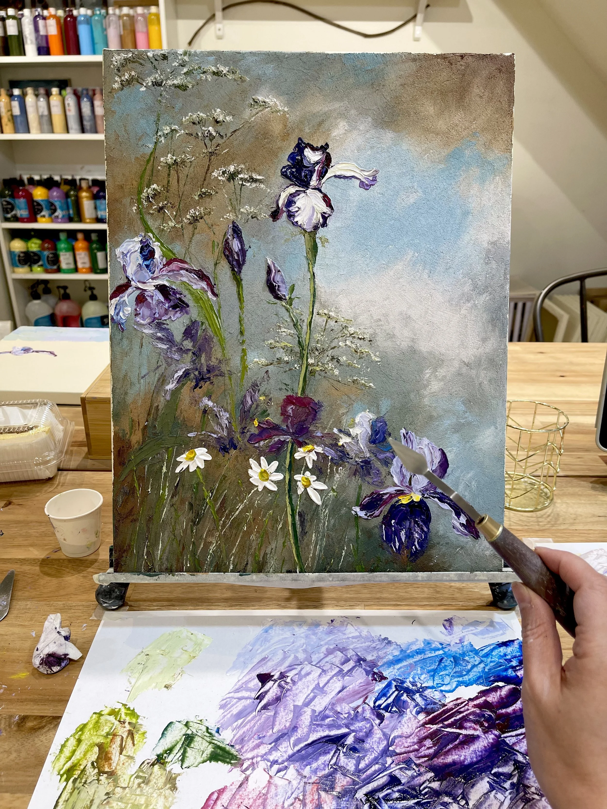 Palette Knife Oil Painting for Adults