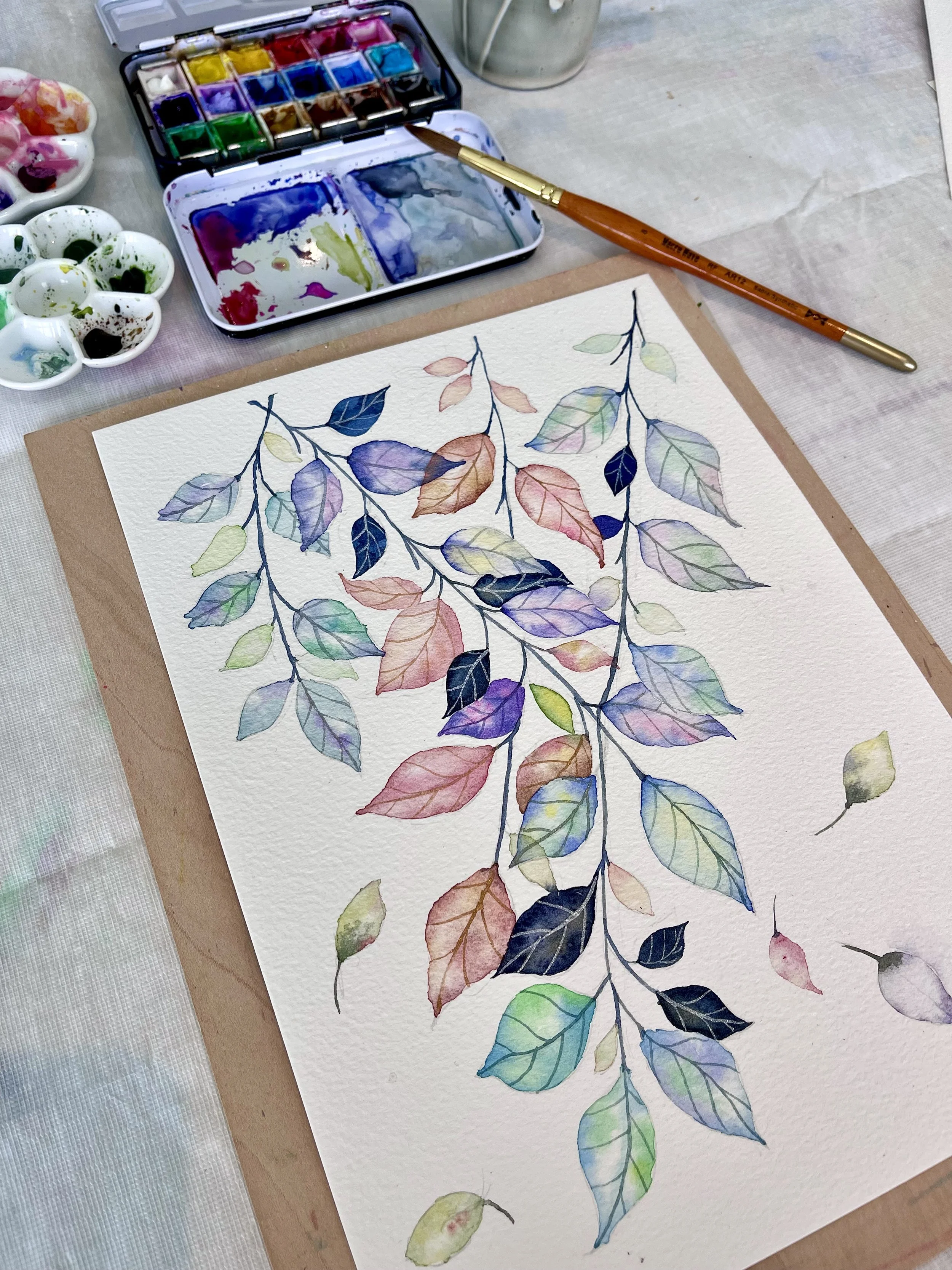 Mindful Watercolour for Adults