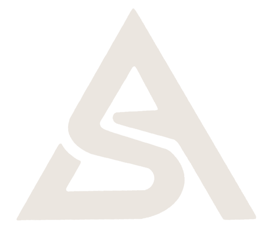 Schwarzes Logo mit einem großen weißen Dreieck, das einen stilisierten Buchstaben S enthält.