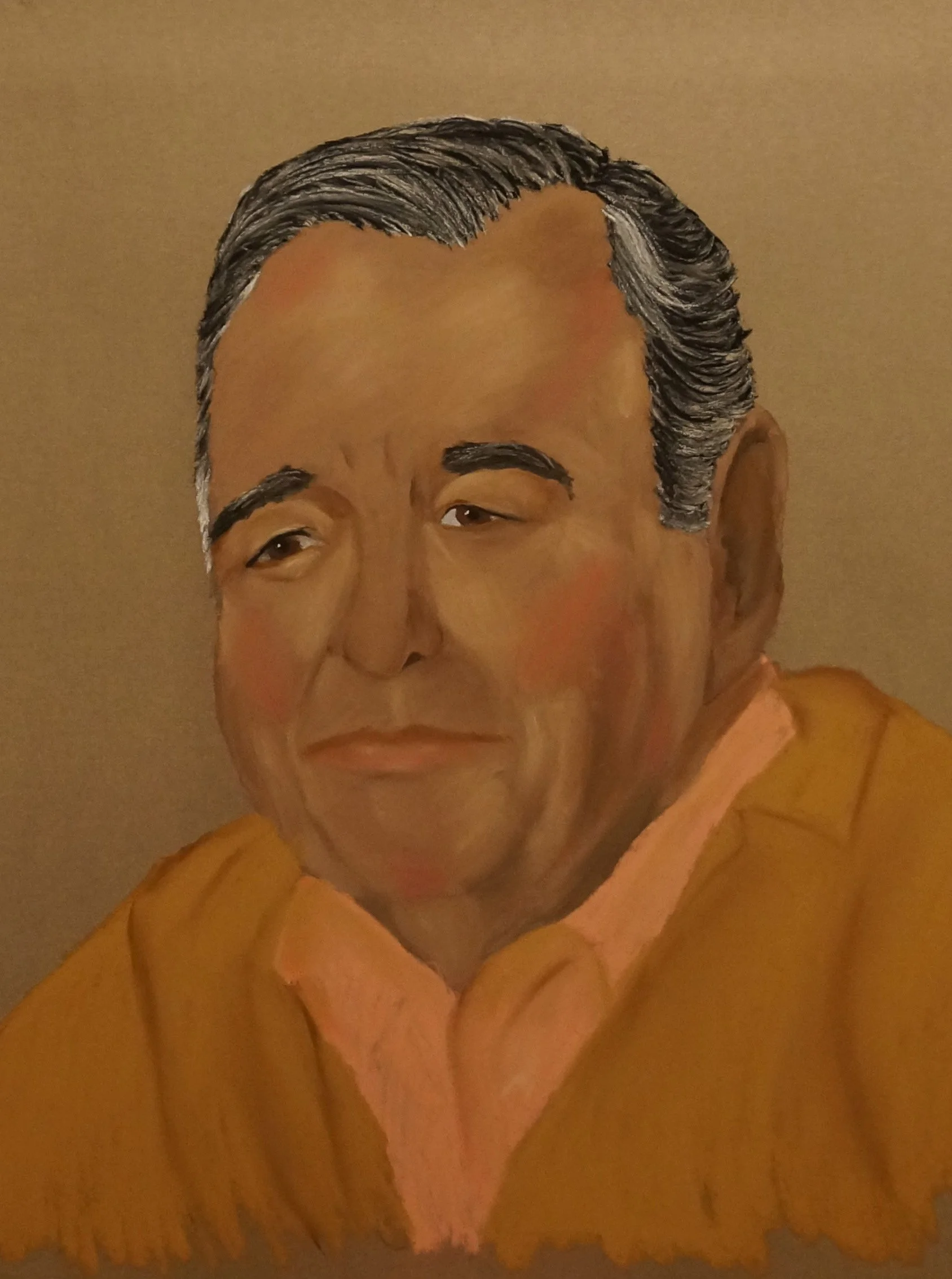 "Jonathan Winters" 18x24 soft pastel on sanded paper [$150.00]