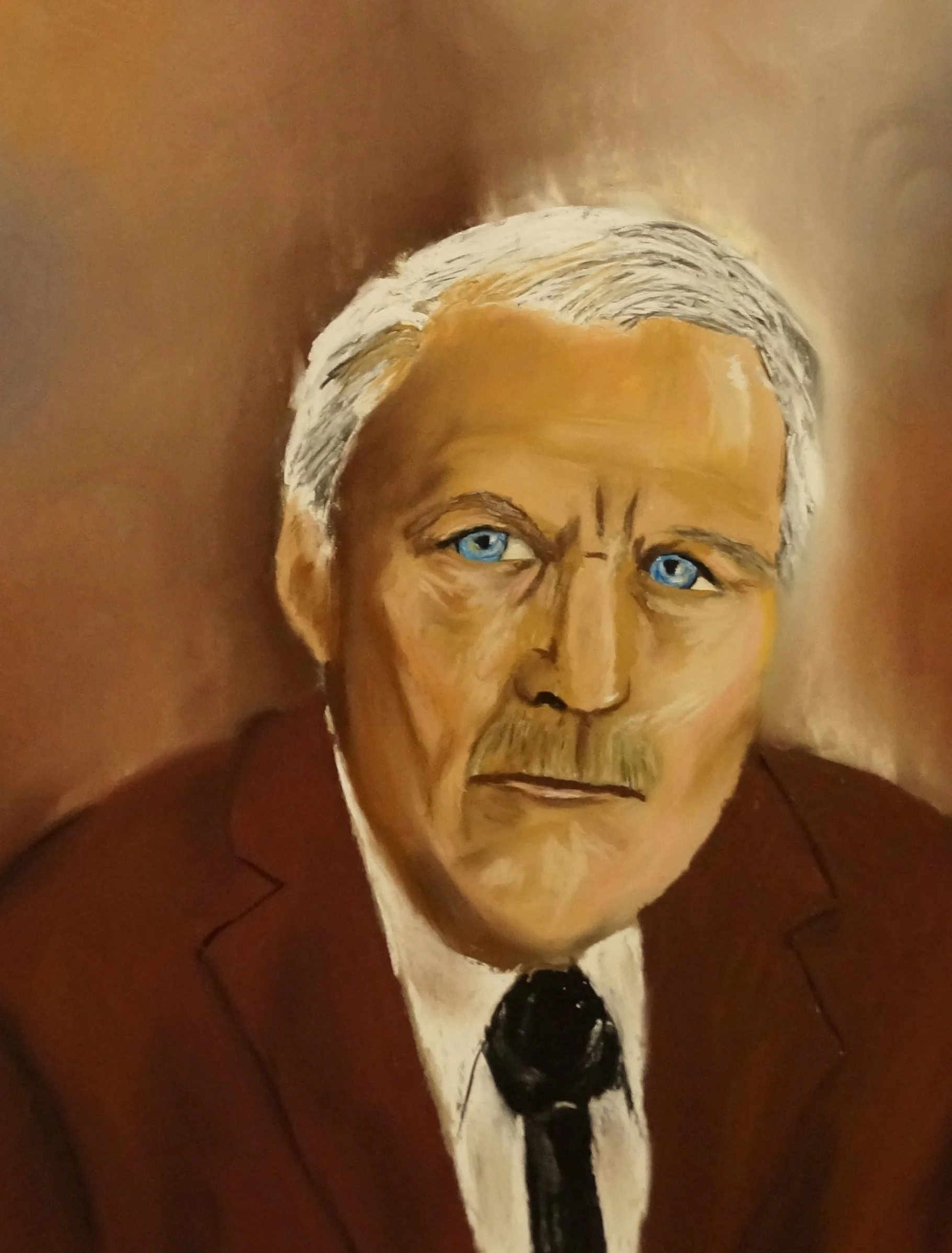 "Paul Newman" 16x20 soft pastel on sanded paper [$150.00]