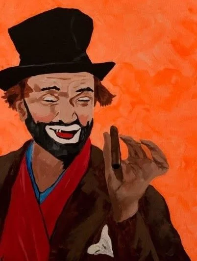"Red Skelton" 16x20 acrylic on canvas [SOLD]