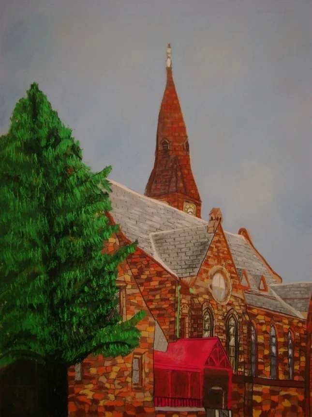"Inner Peace" soft pastel on sanded paper 18x24 [$300.00]