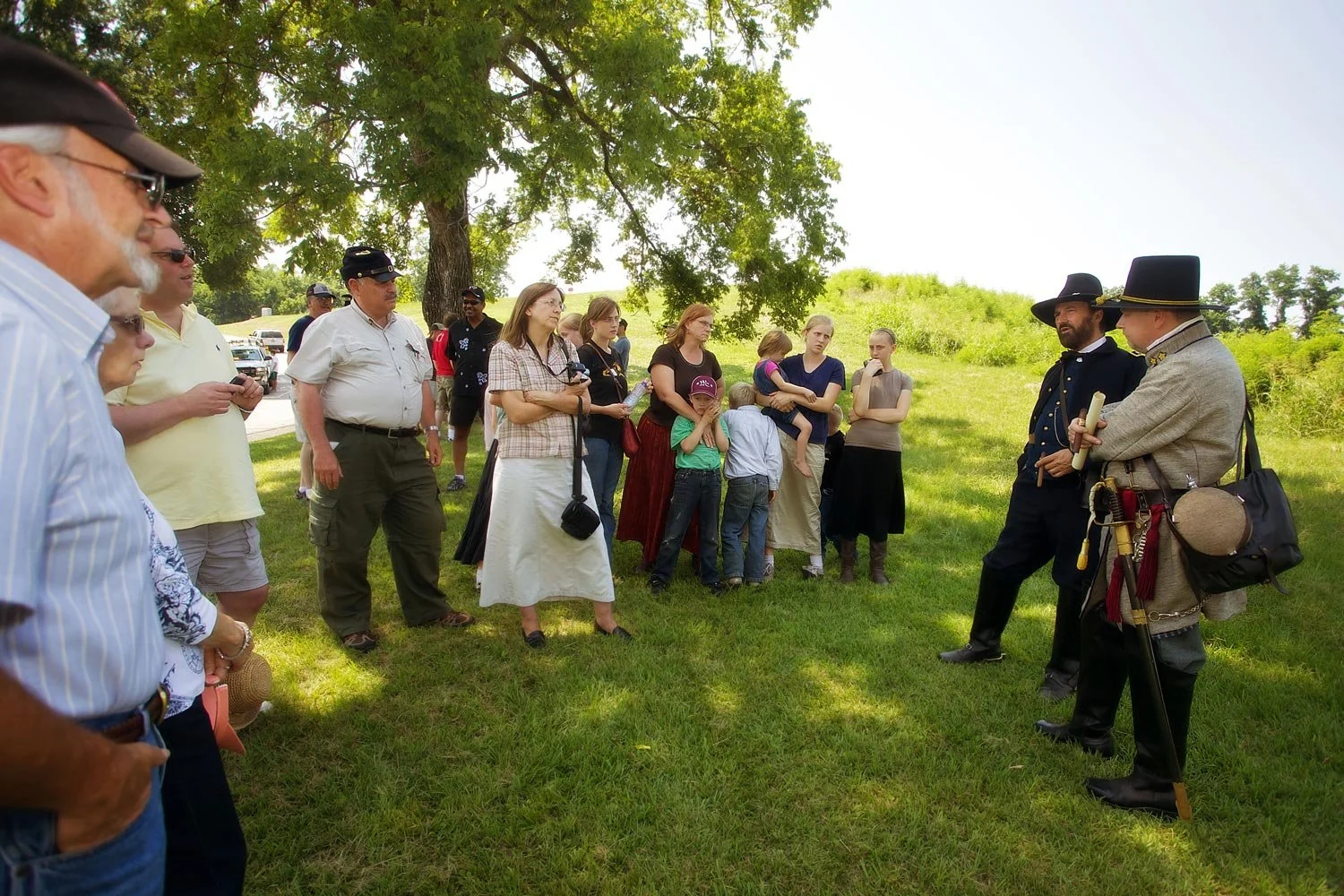 Generals reenactment.