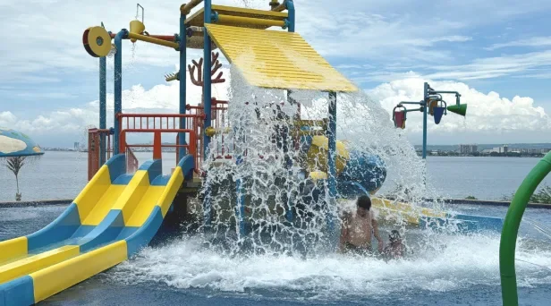 Family adventure at Aqua Waterpark Samal