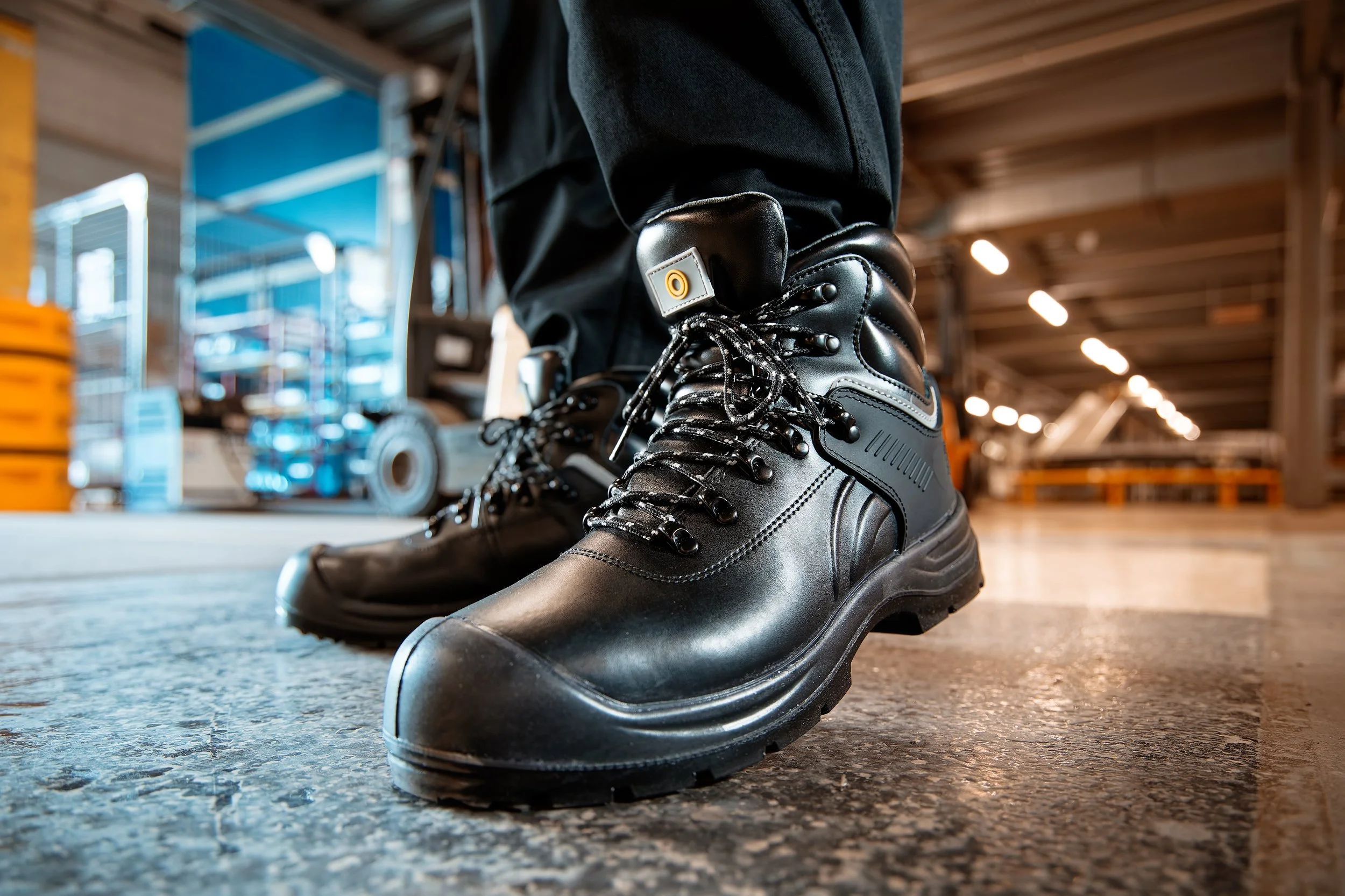Commercial photography foctory safety boots