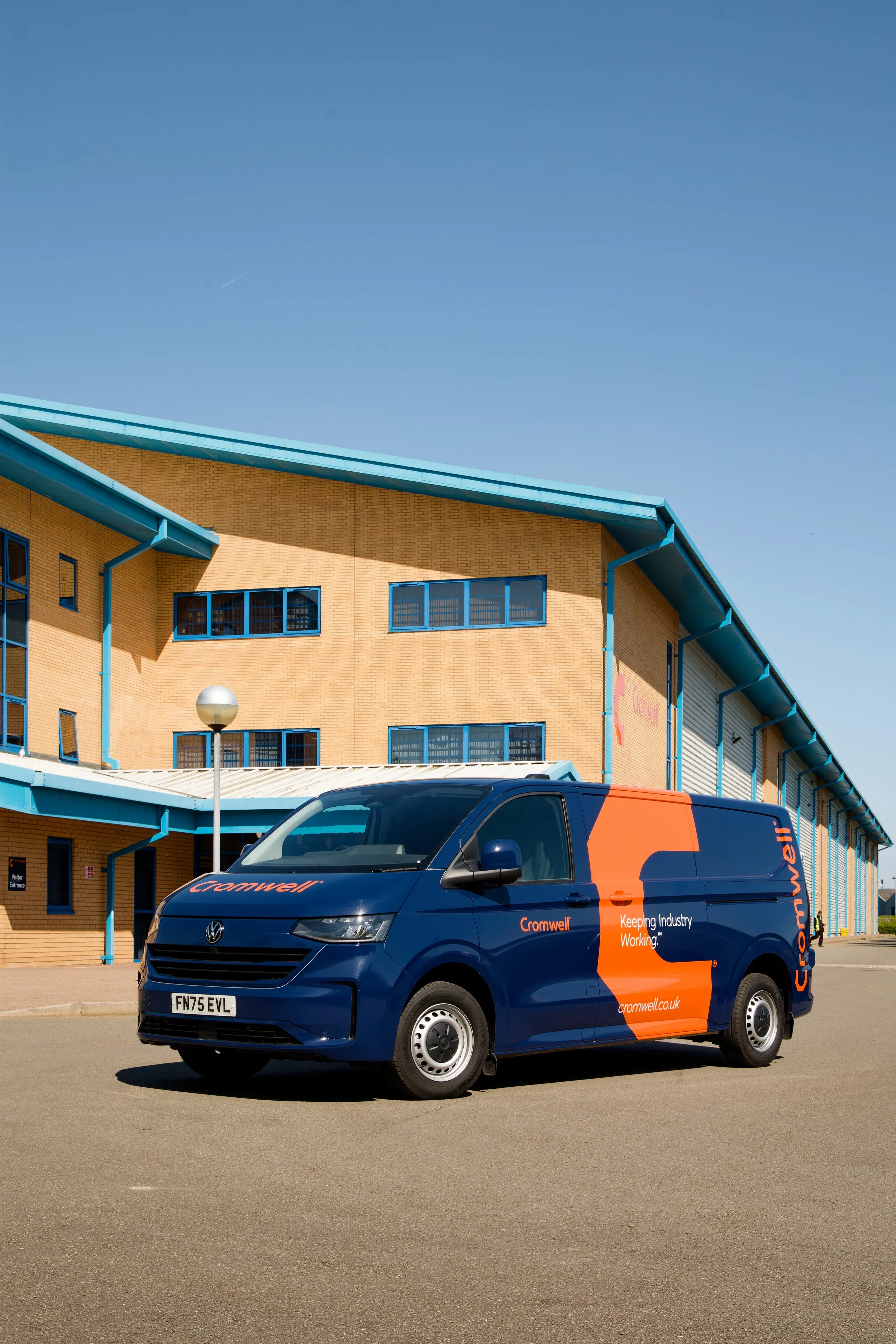 Transport photography delivery van arriving