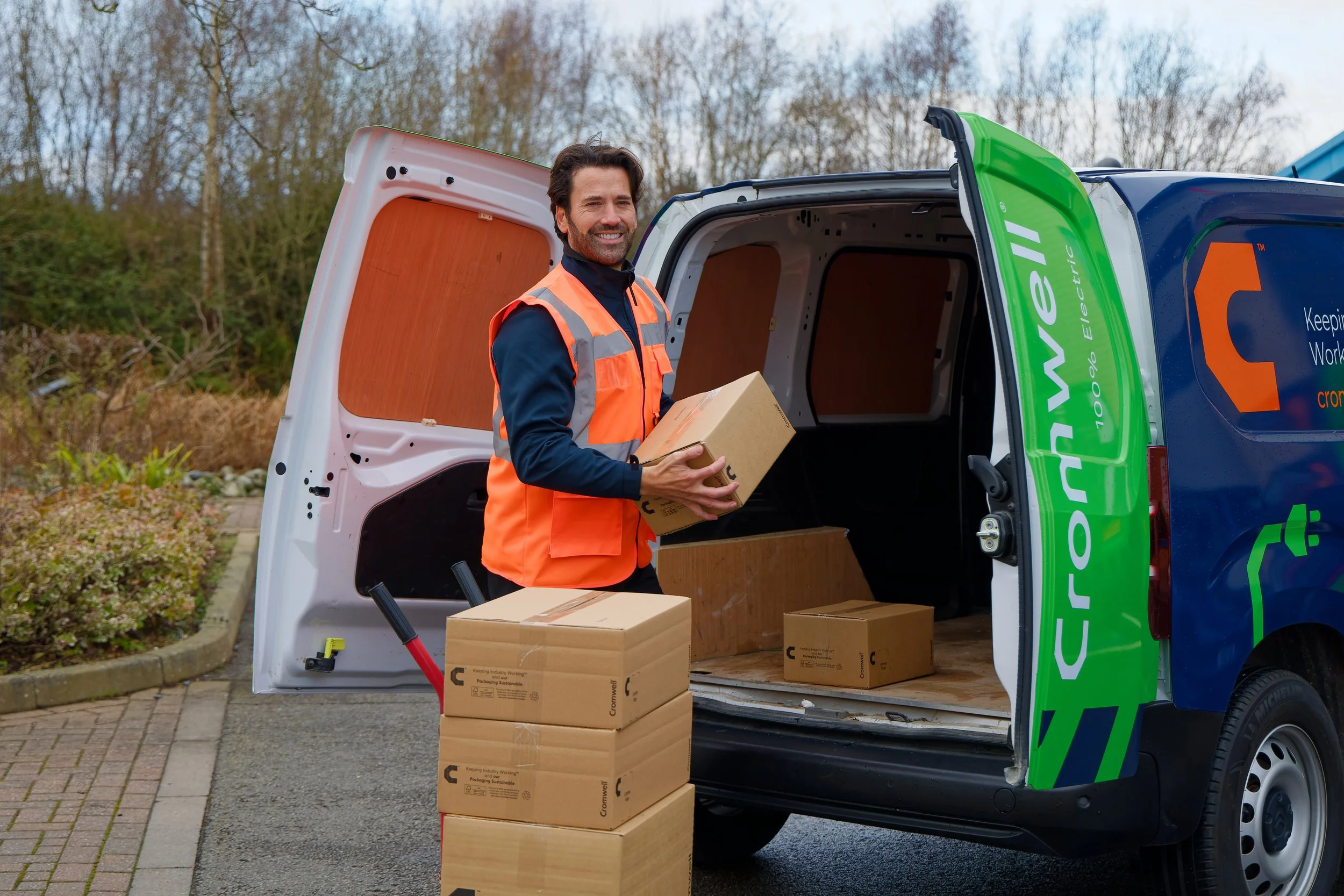 Transport photography man loading van