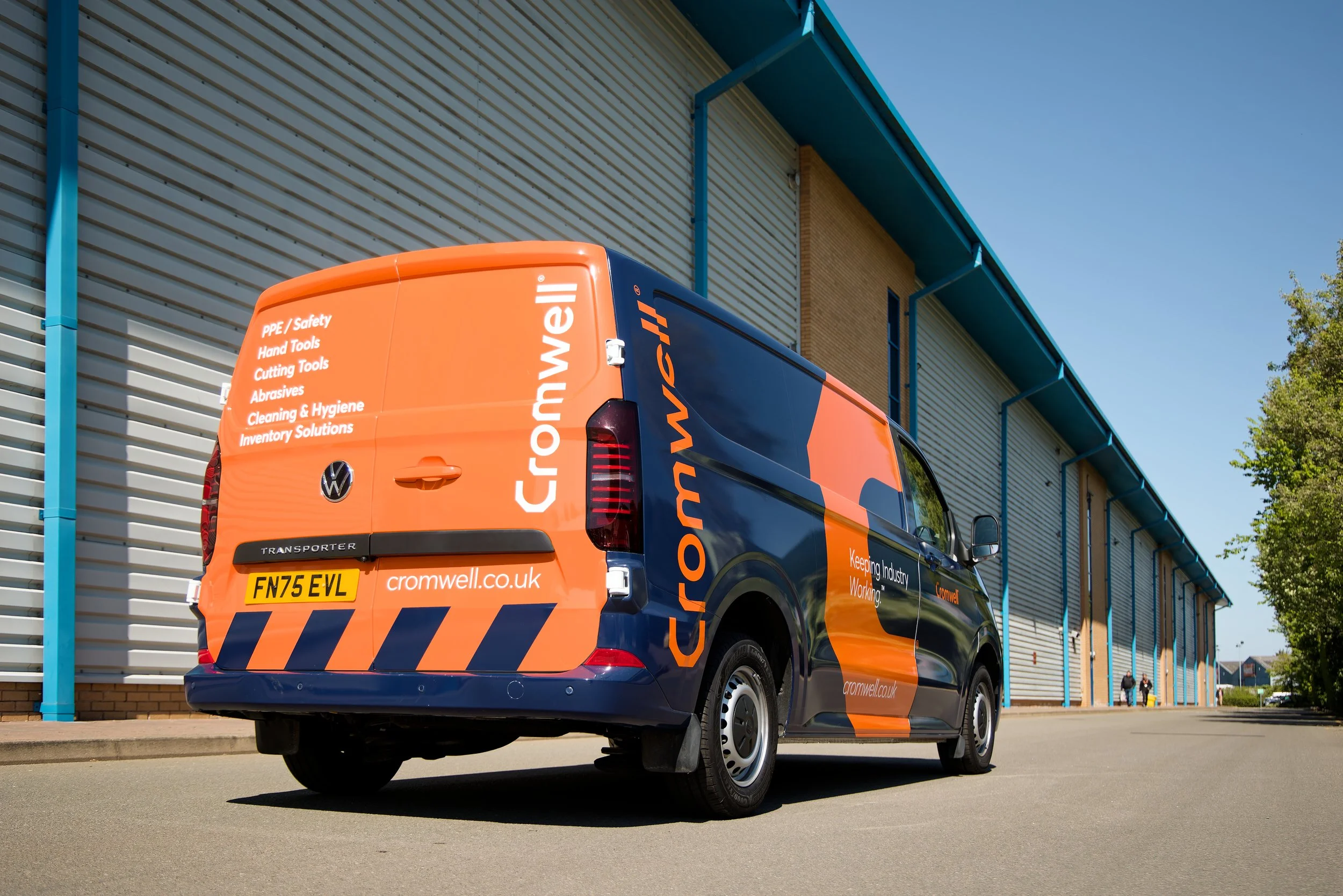 Transport photography delivery van