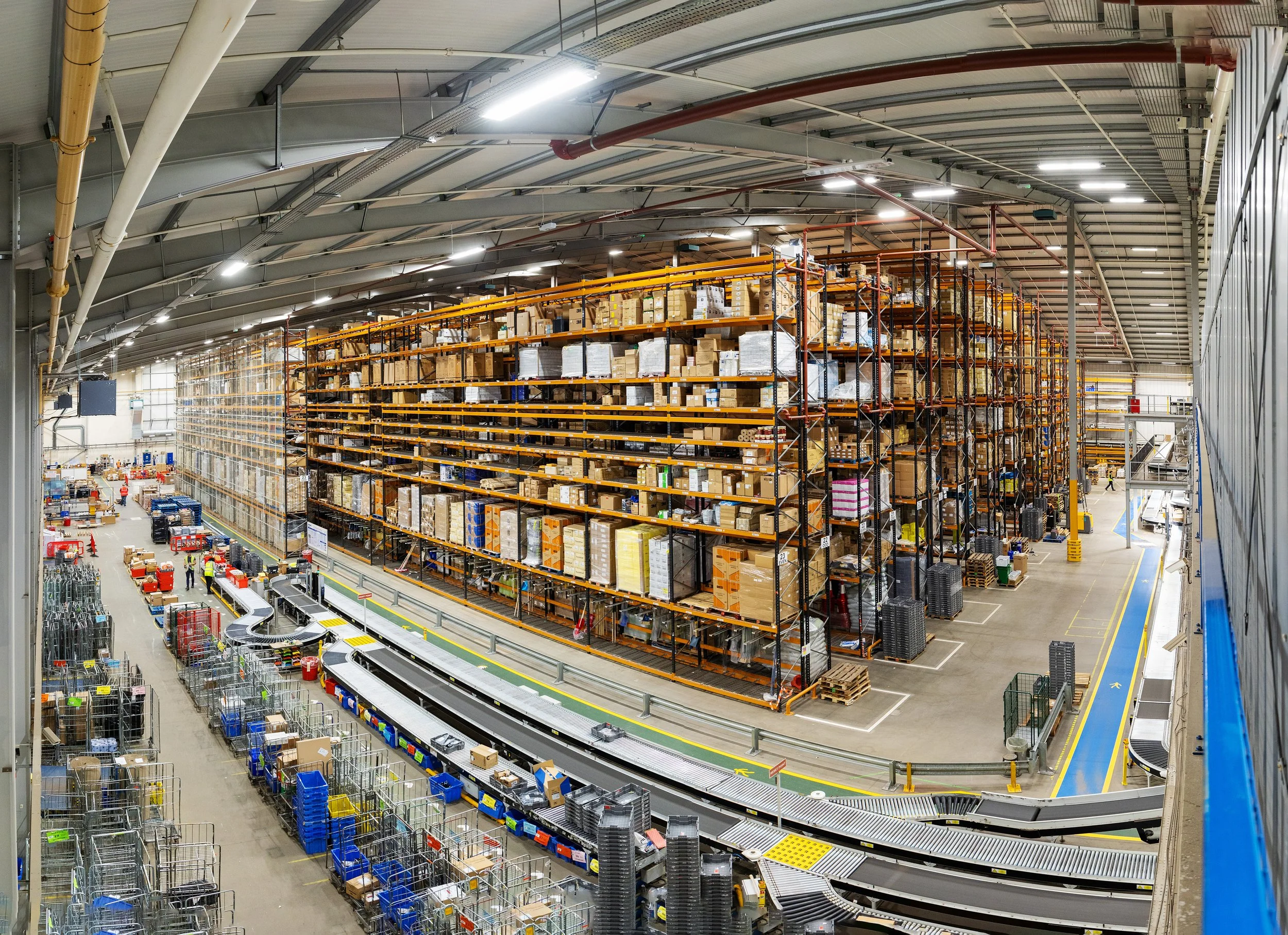 Warehouse interior wide