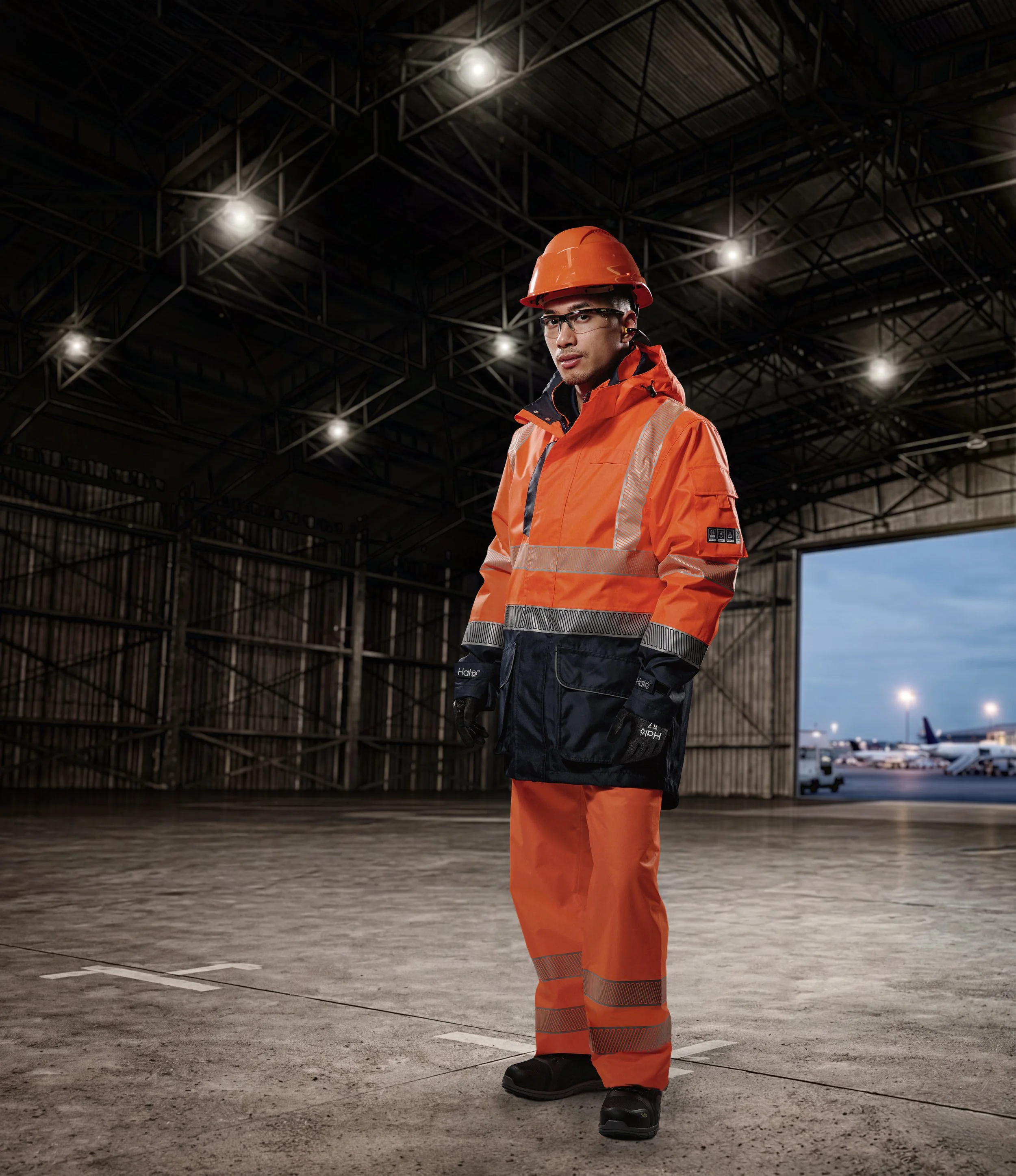 Industrial photography hangar 