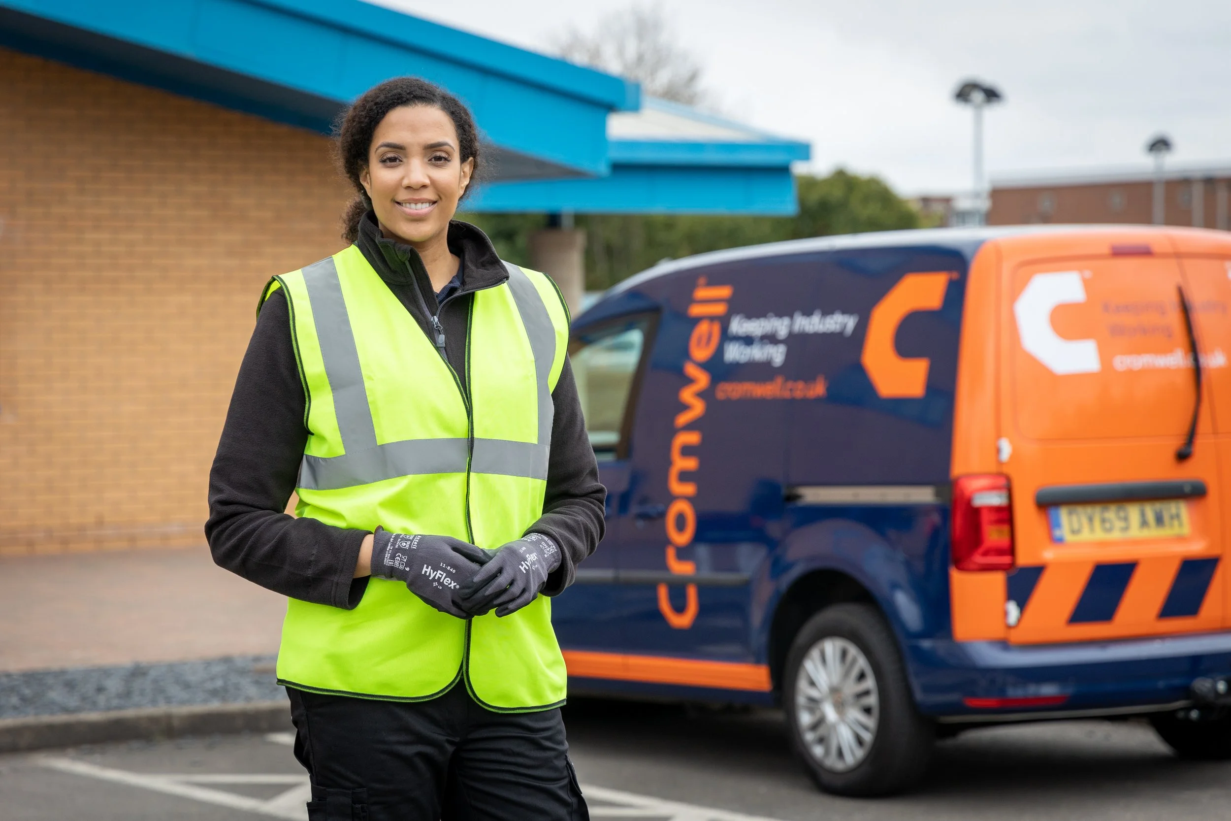 Transport photography woman van driver