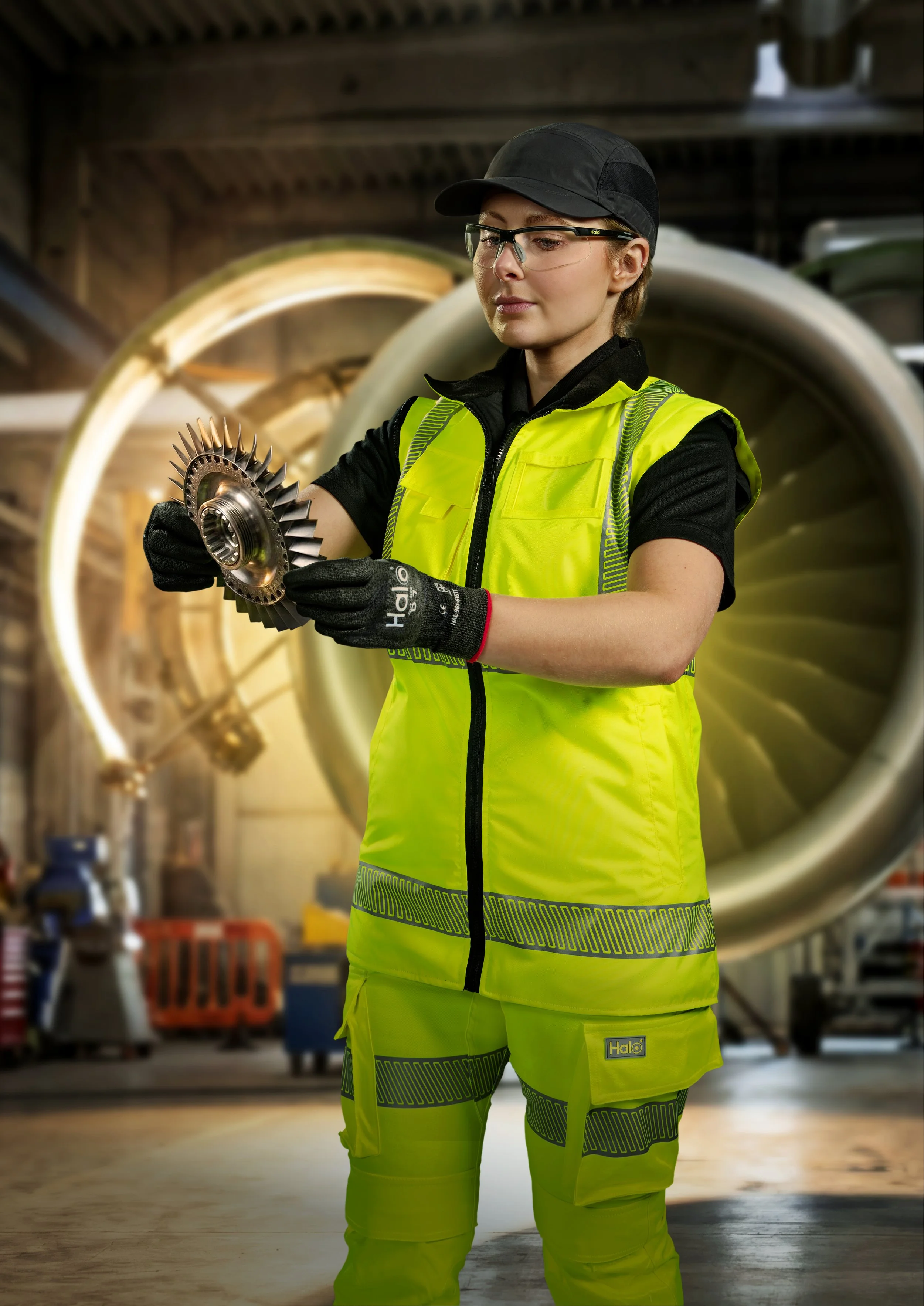 Industrial photography plane repair