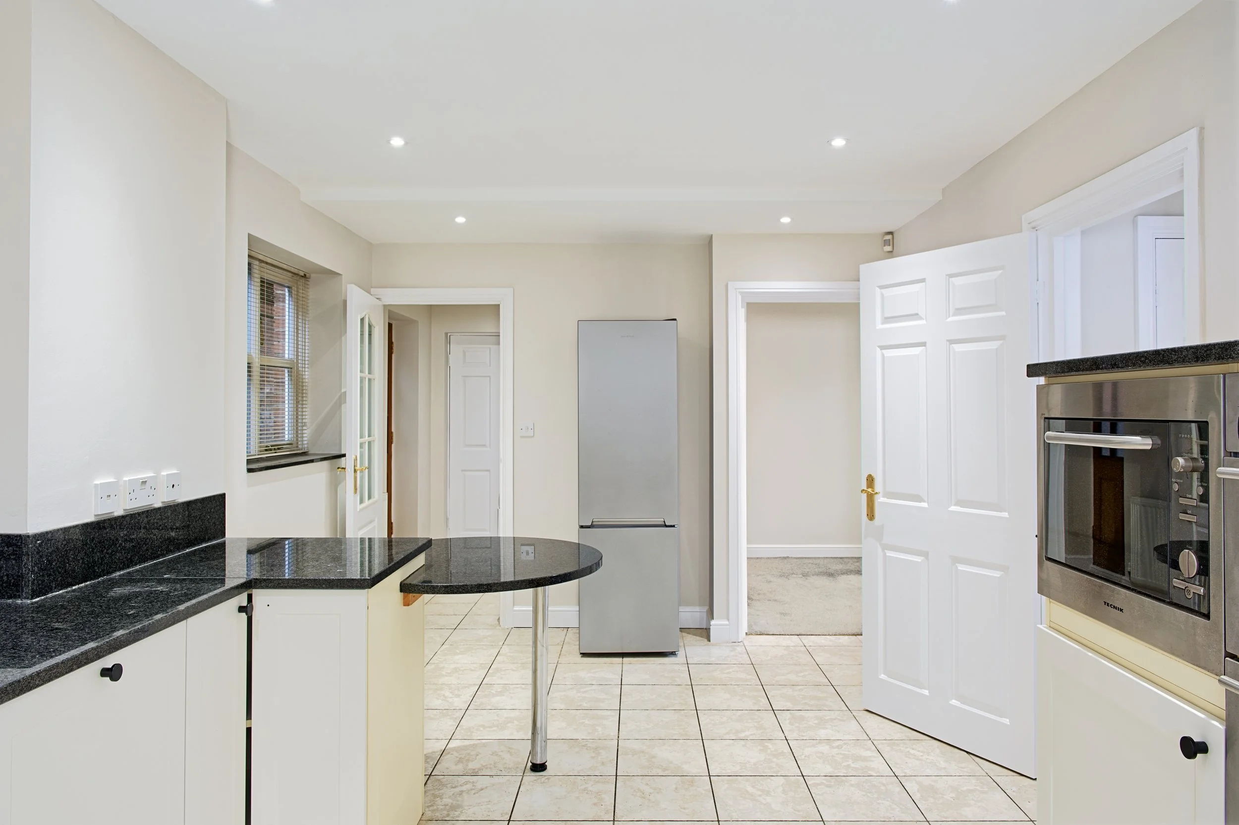 Property photography kitchen view