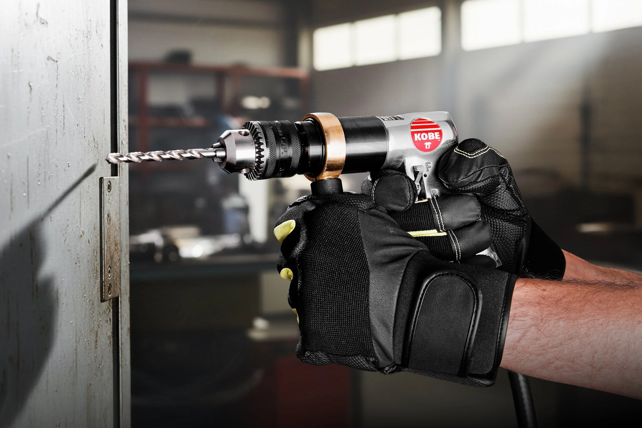 Construction air tool drill
