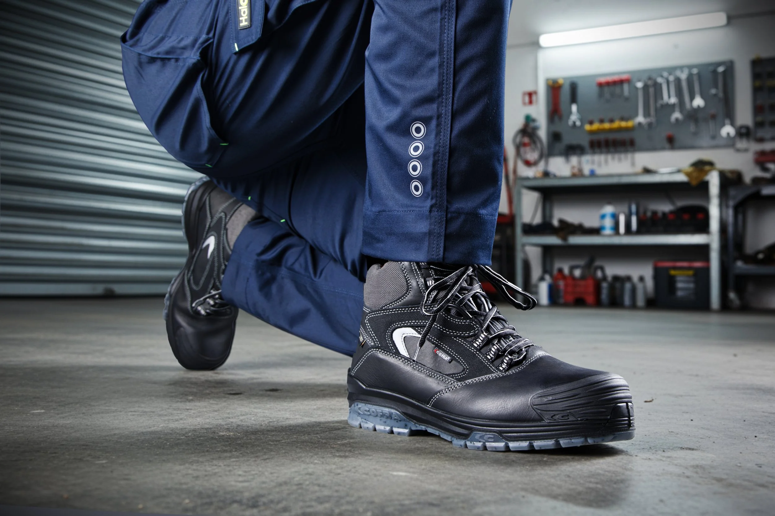 Commercial photography Cofra safety boots 