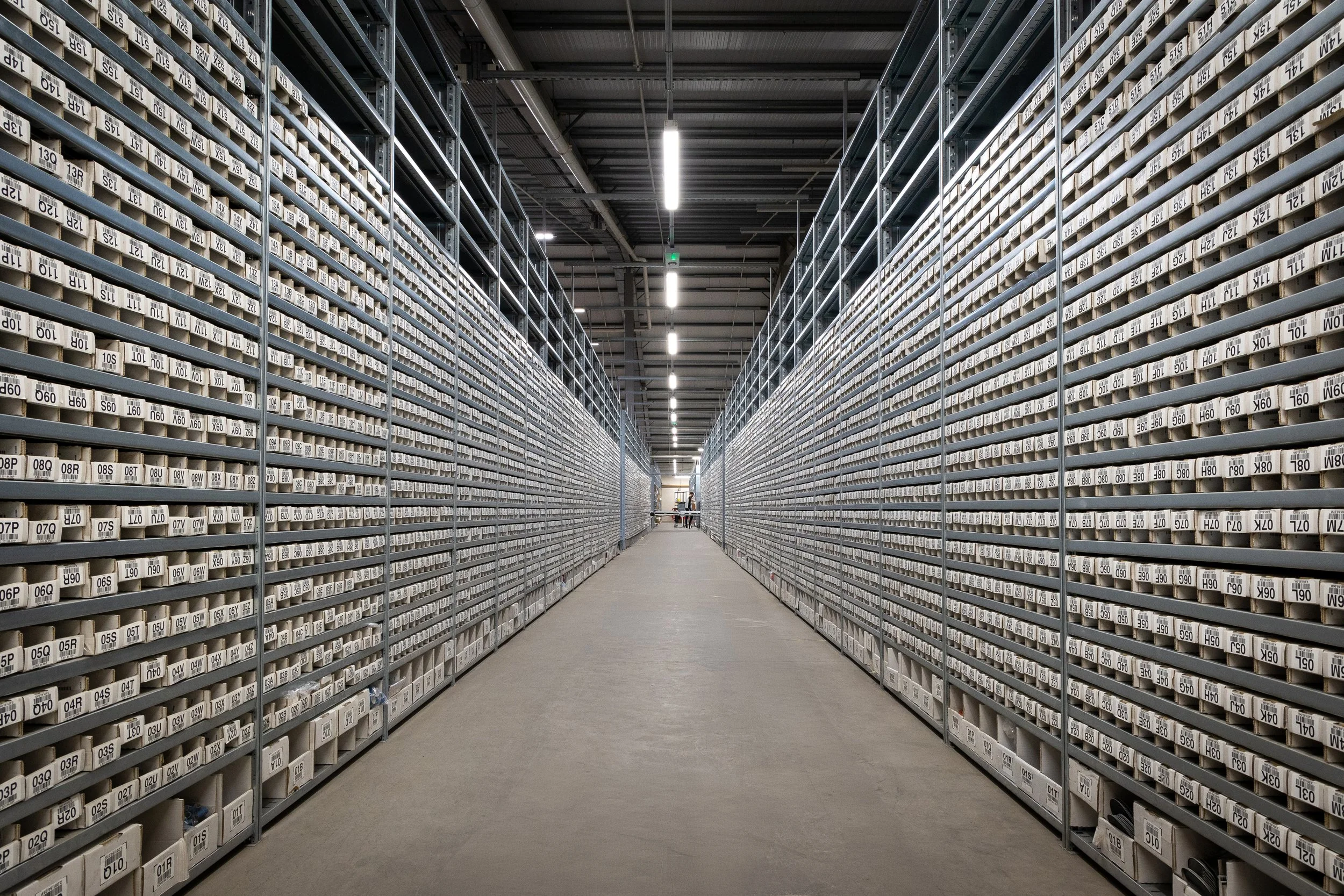 Warehouse interior boxes