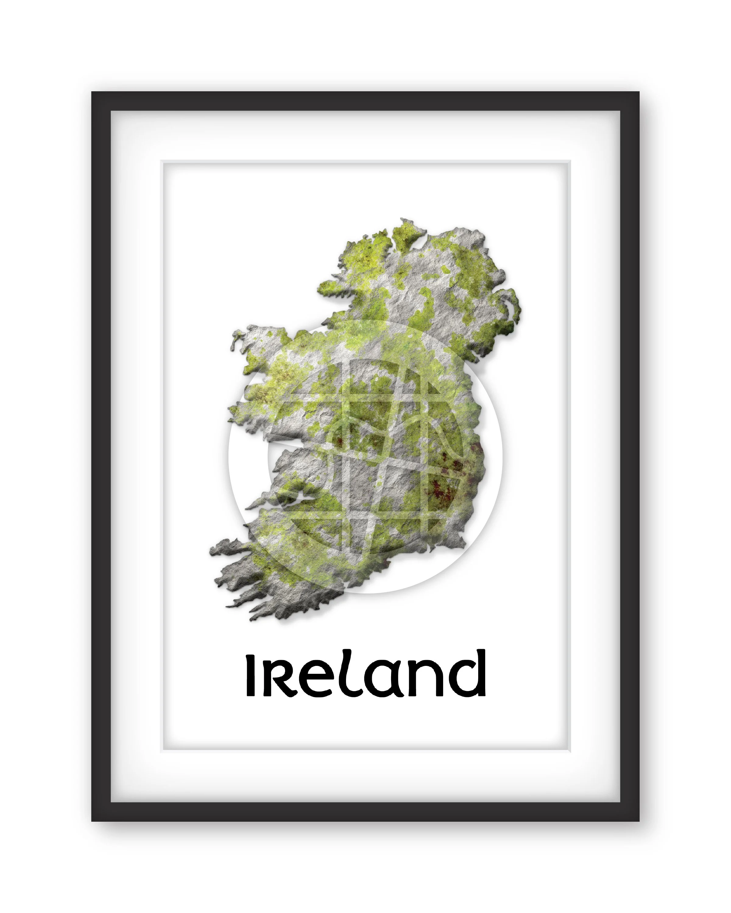 Ireland Burren Map