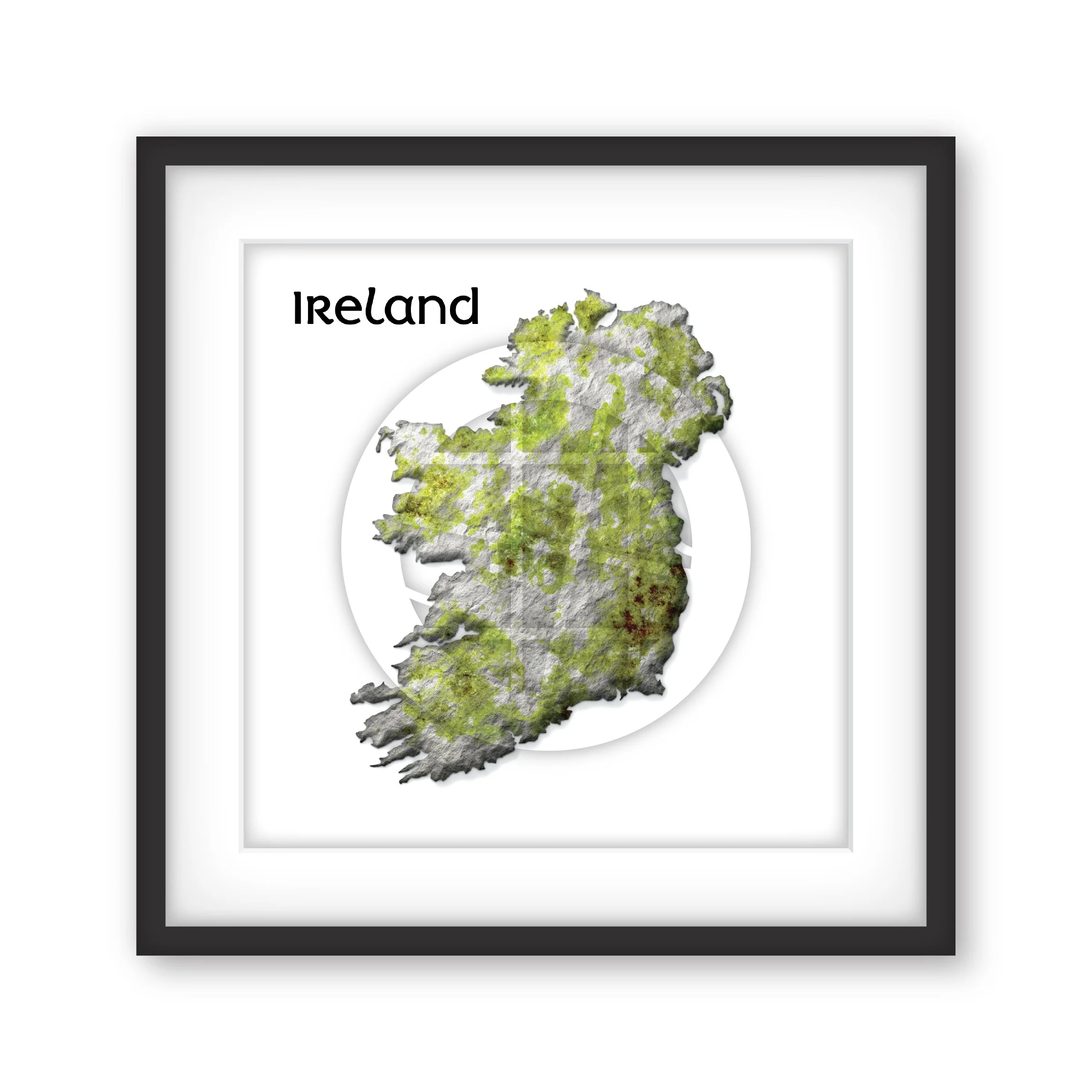 Ireland Burren Map