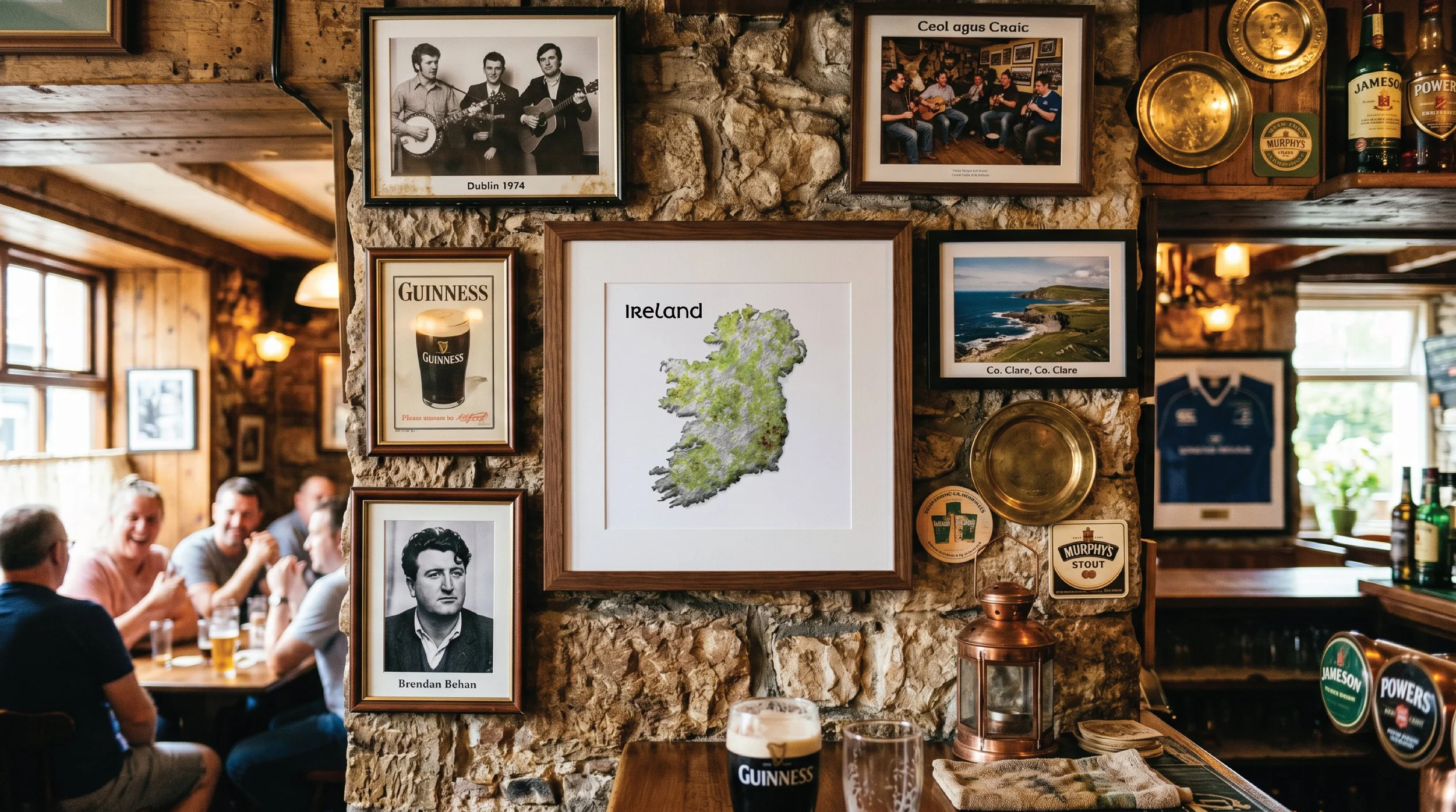 Ireland Burren Map