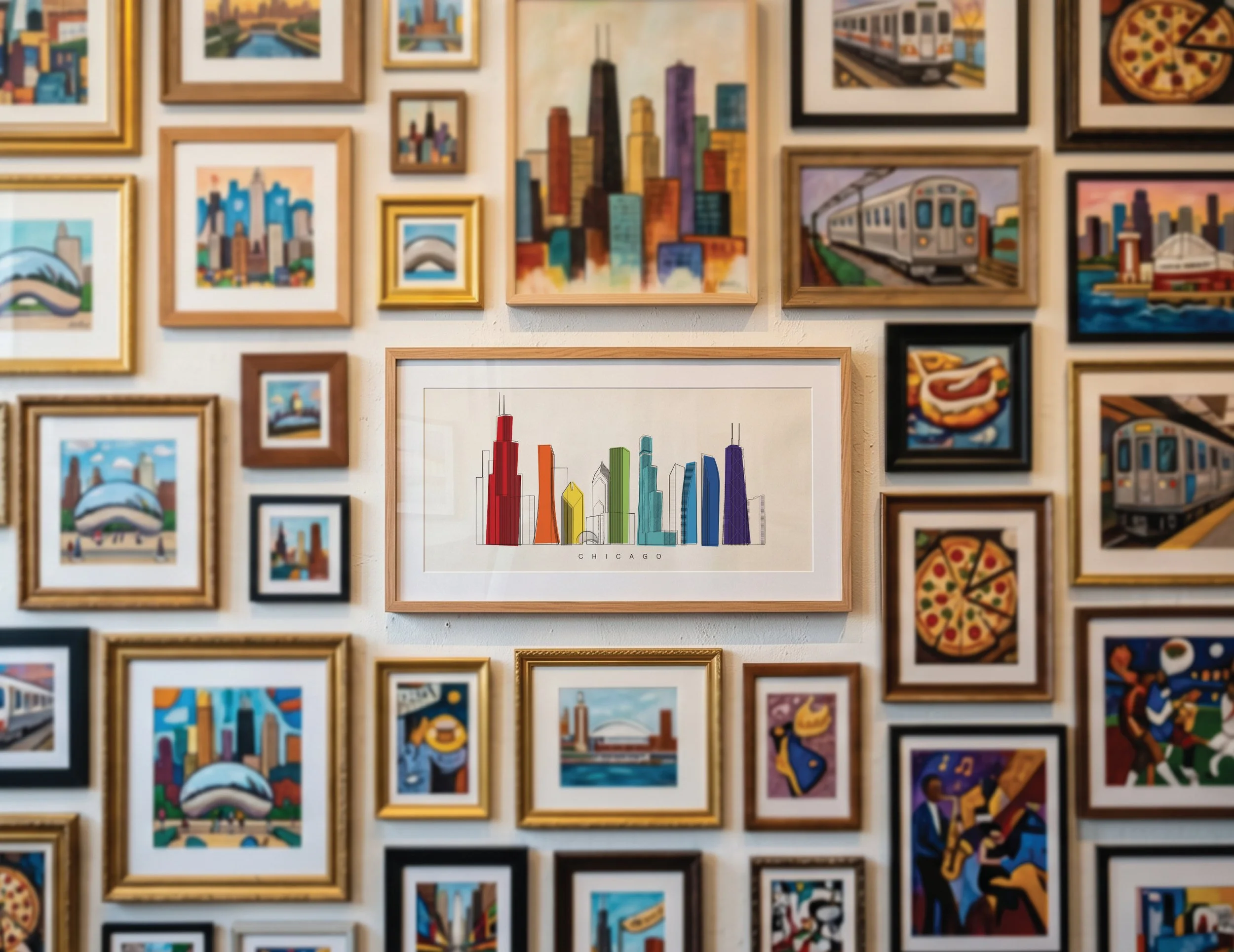 chicago pride skyline