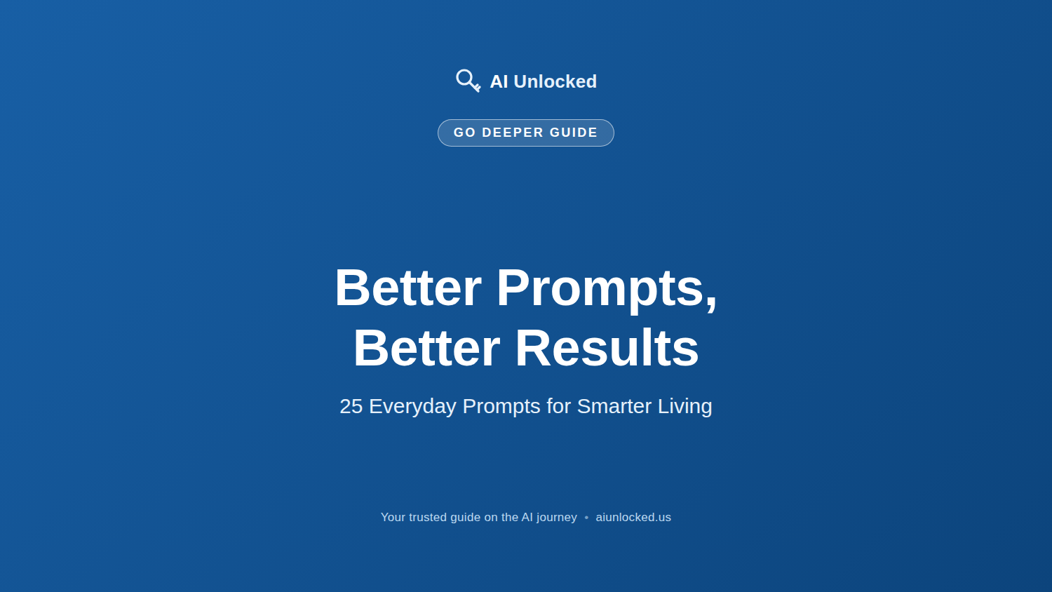 Better Prompts - Better Results
