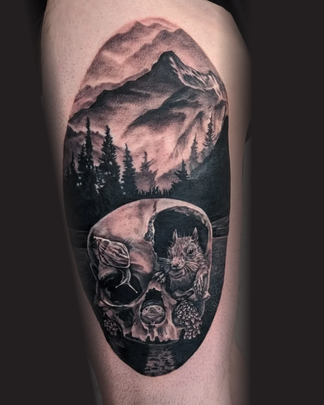 Black & Gray Tattoo