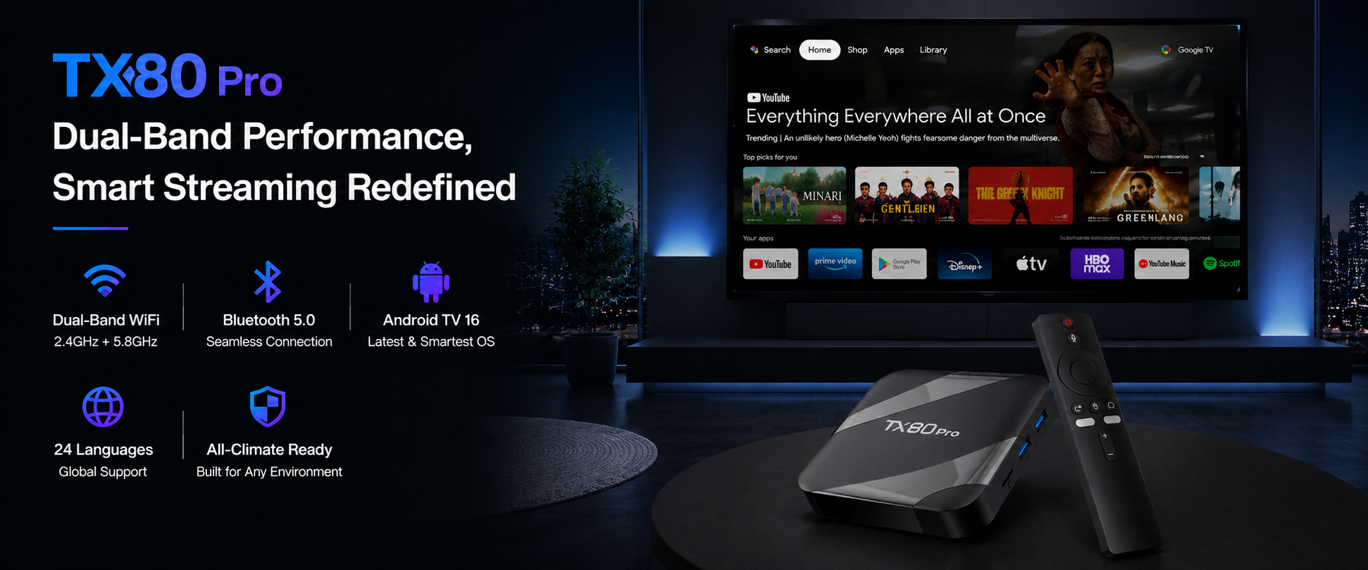 first linking tx80 pro tv box