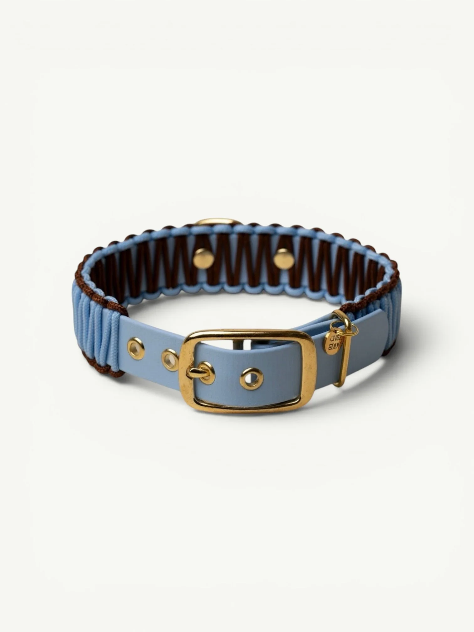 Collier tressé Blue - Pli Paris x Chez Eddy