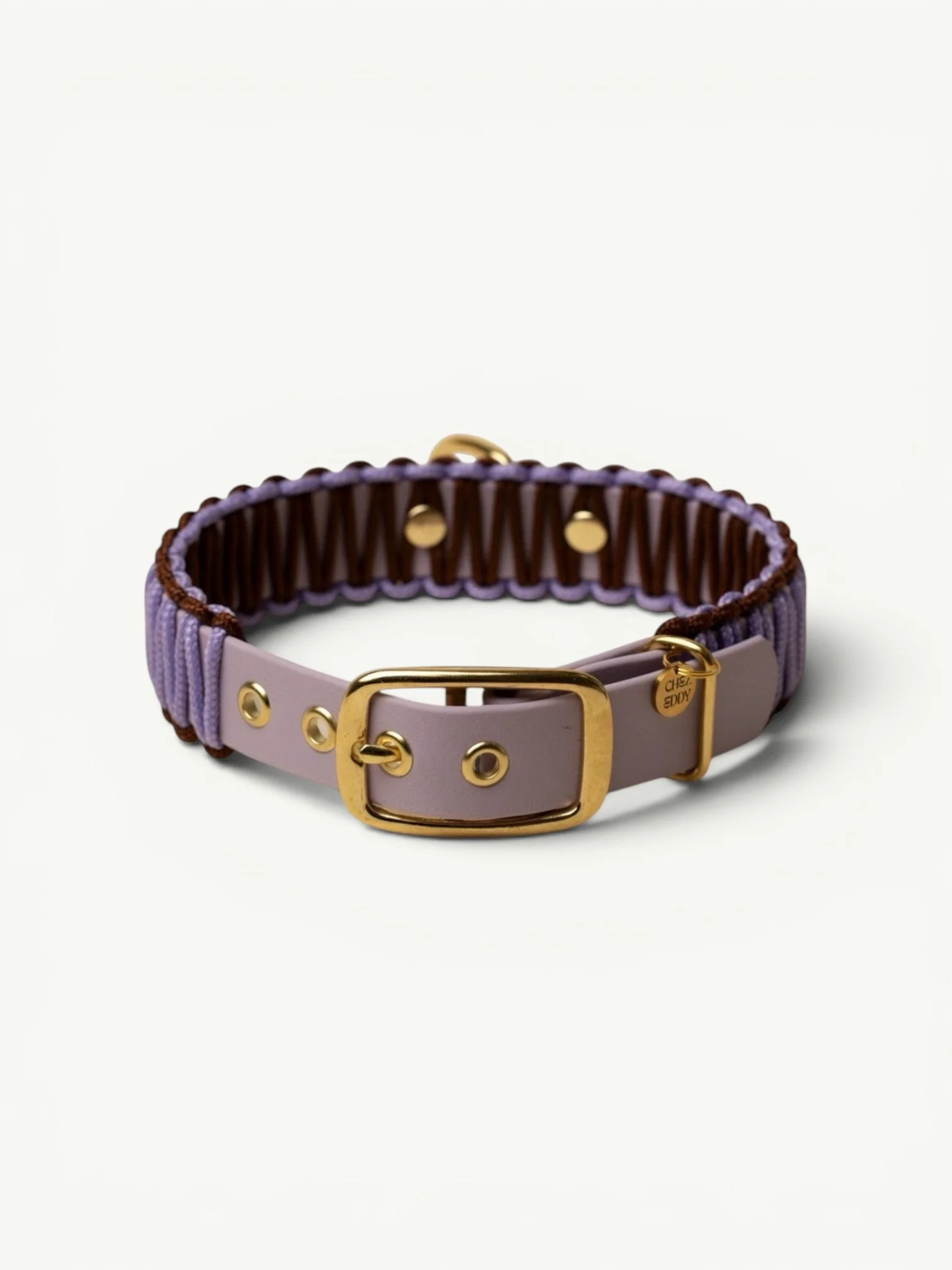 Collier tressé Lilas - Pli Paris x Chez Eddy