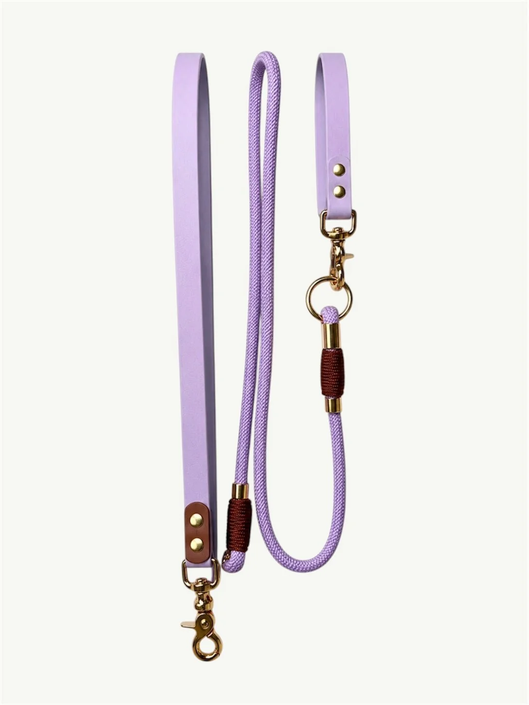 Laisse multi- positions Lilas - Pli Paris x Chez Eddy