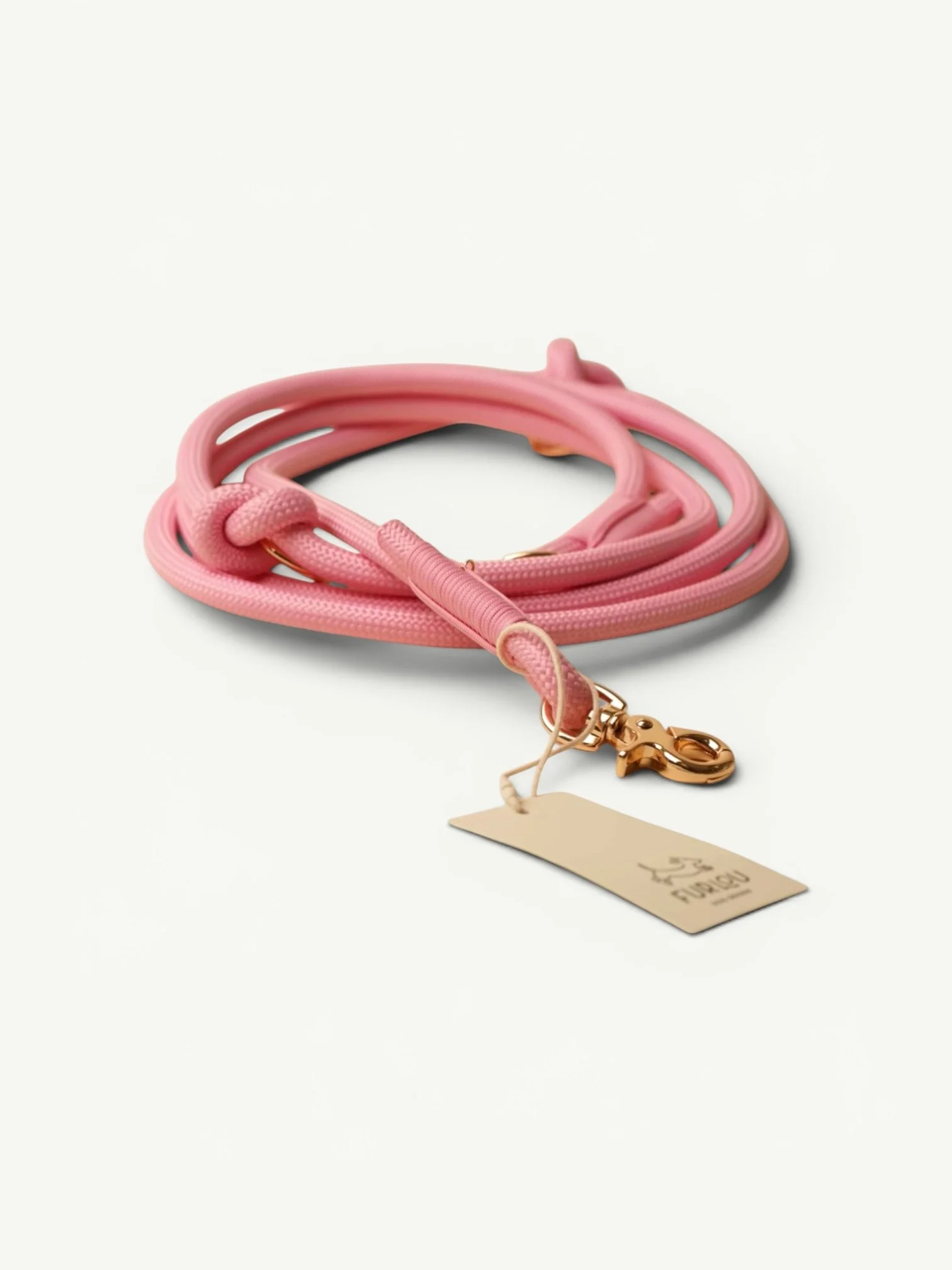 Laisse corde Rose - Furlou
