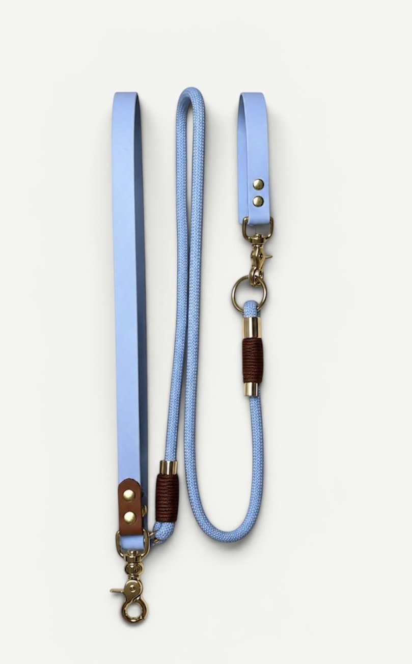 Laisse multi- positions Bleu - Pli Paris x Chez Eddy