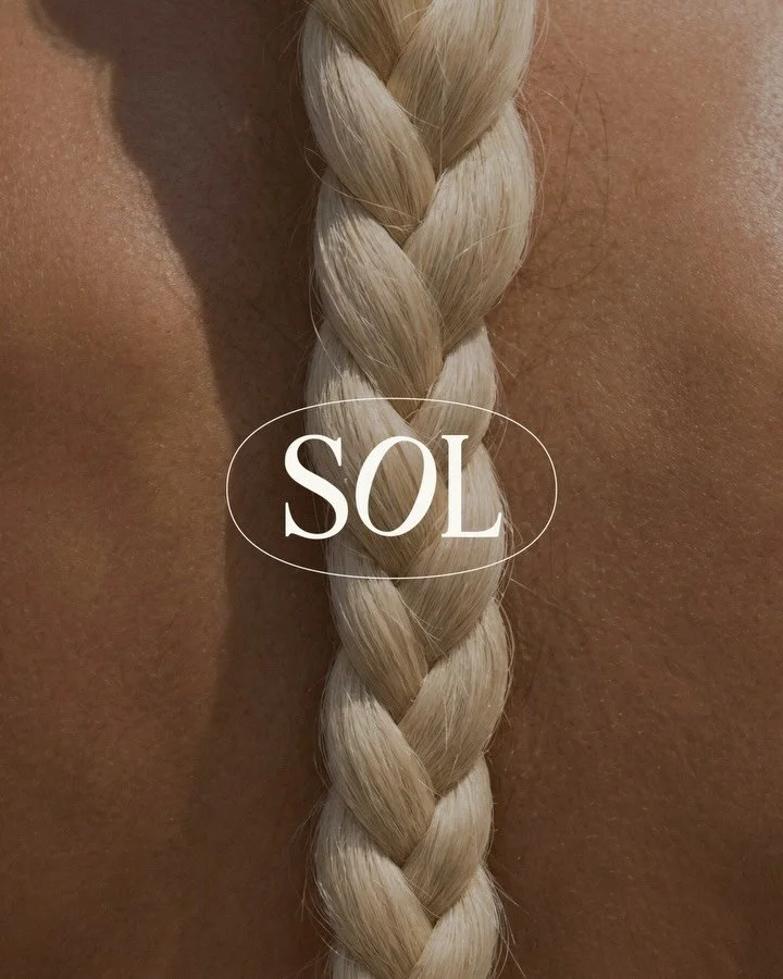 Creating brands that help women feel proud &amp; excited of what they&rsquo;re building, will always be my favourite part! 

For Sol Hair Co, it wasn&rsquo;t just a logo it was a name change and new direction. We created something that feels feminine