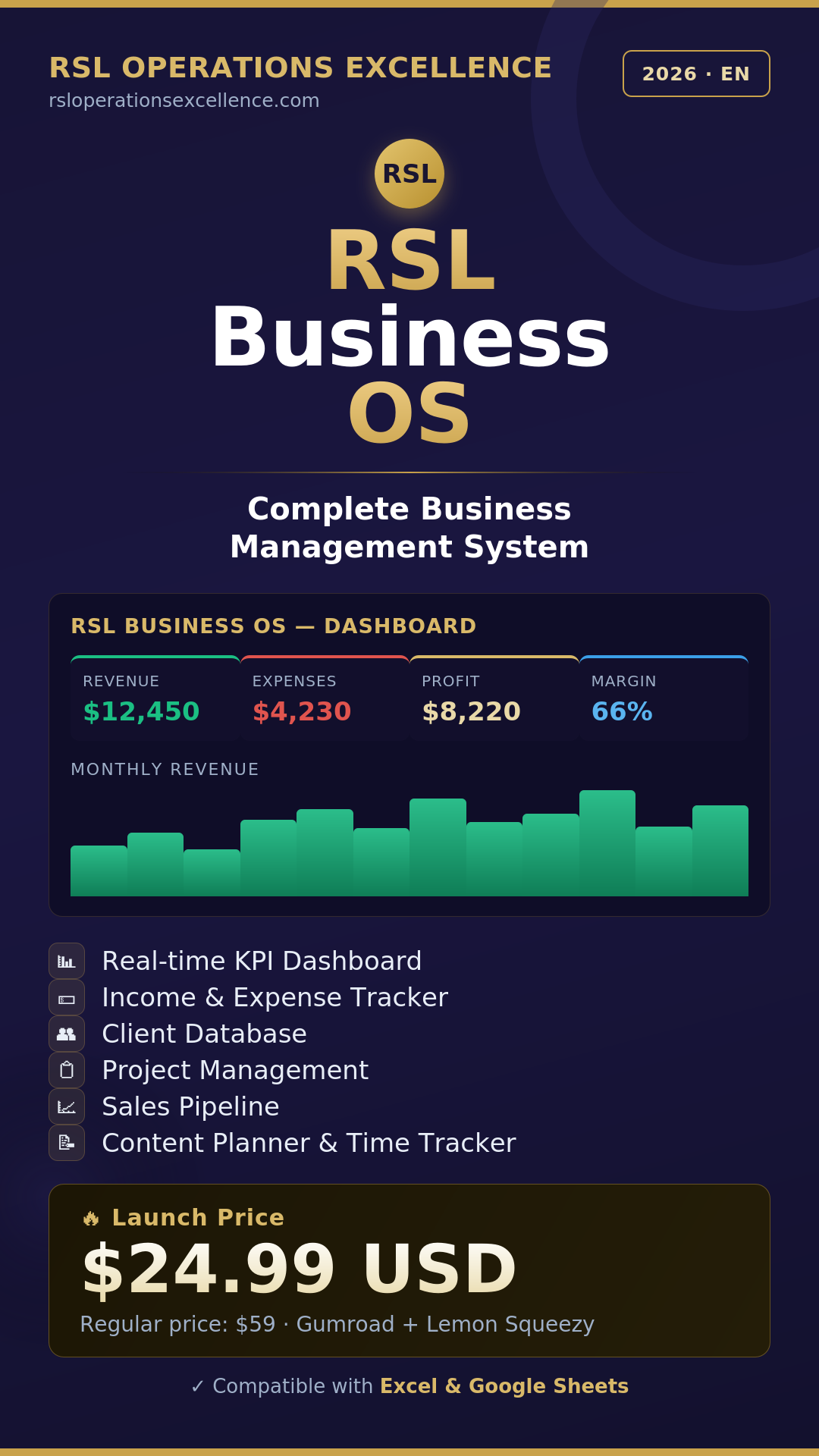 RSL Business OS 2026 — The Complete System That Replaces 8 Paid Tools