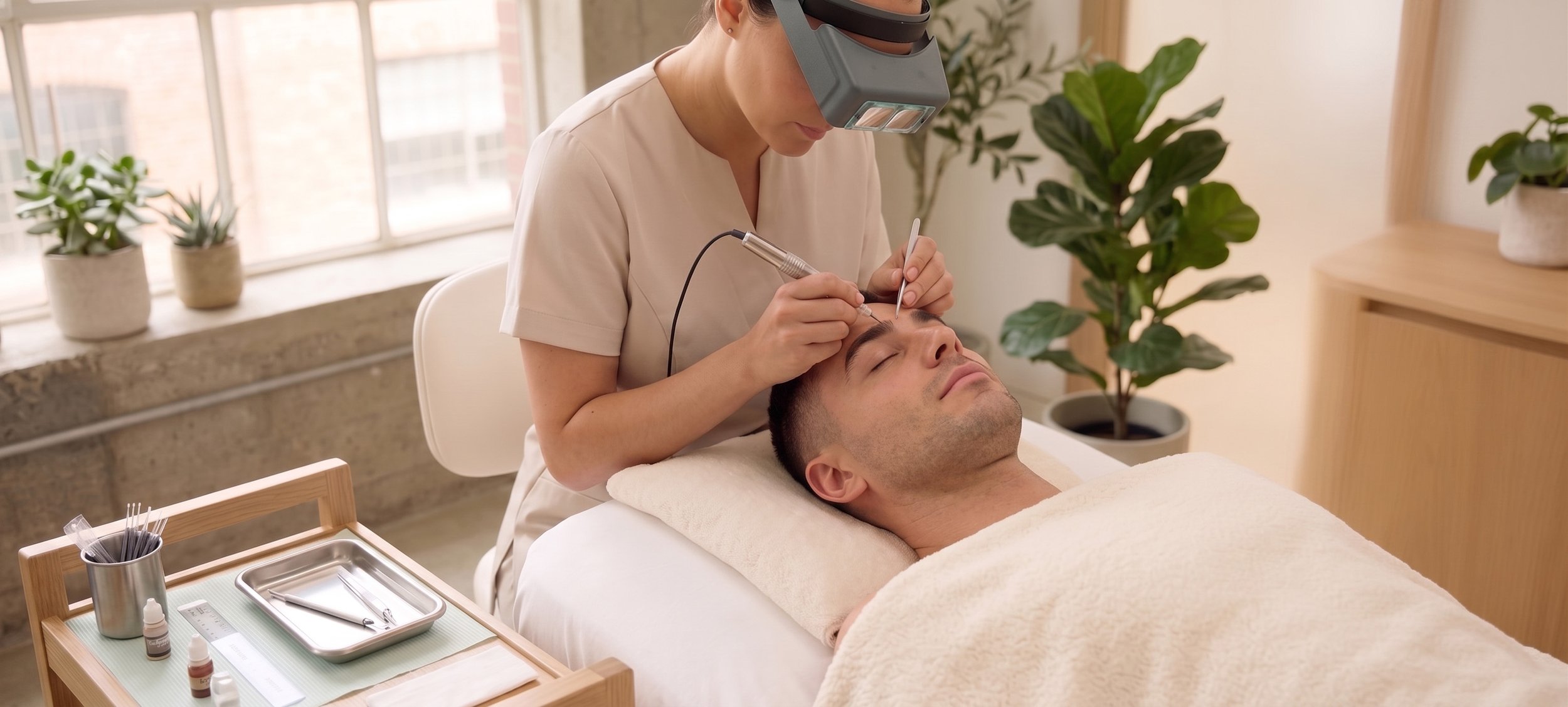 Microblading for menn
