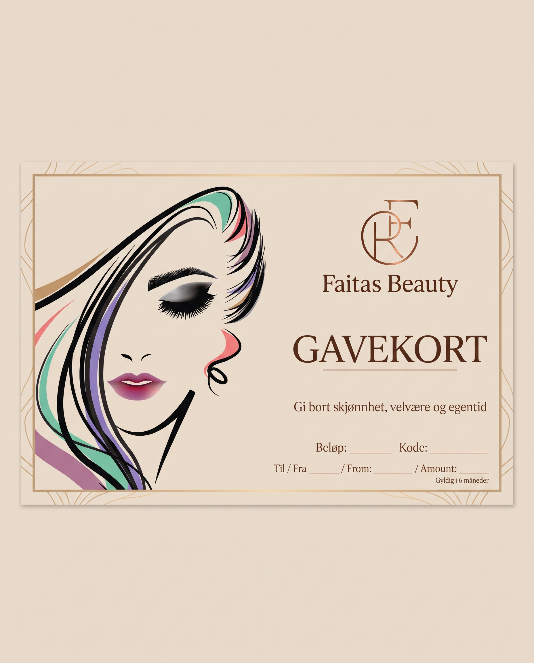 Gavekort – Faitas Beauty