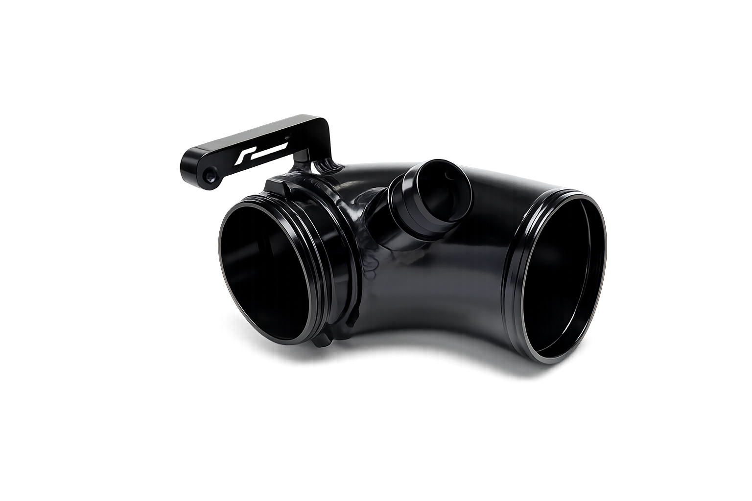 Racingline 90 Graden turbo elbow, deze is in combinatie met de R600 erg sterk.