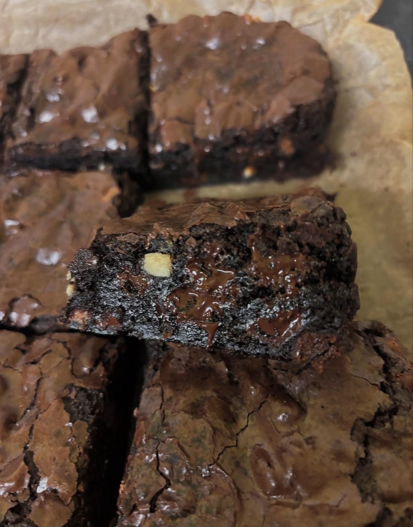Triple Chocolate Brownies